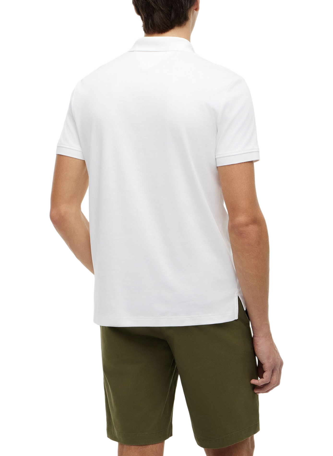 Katoenen polo | Wit TOMMY HILFIGER Heren