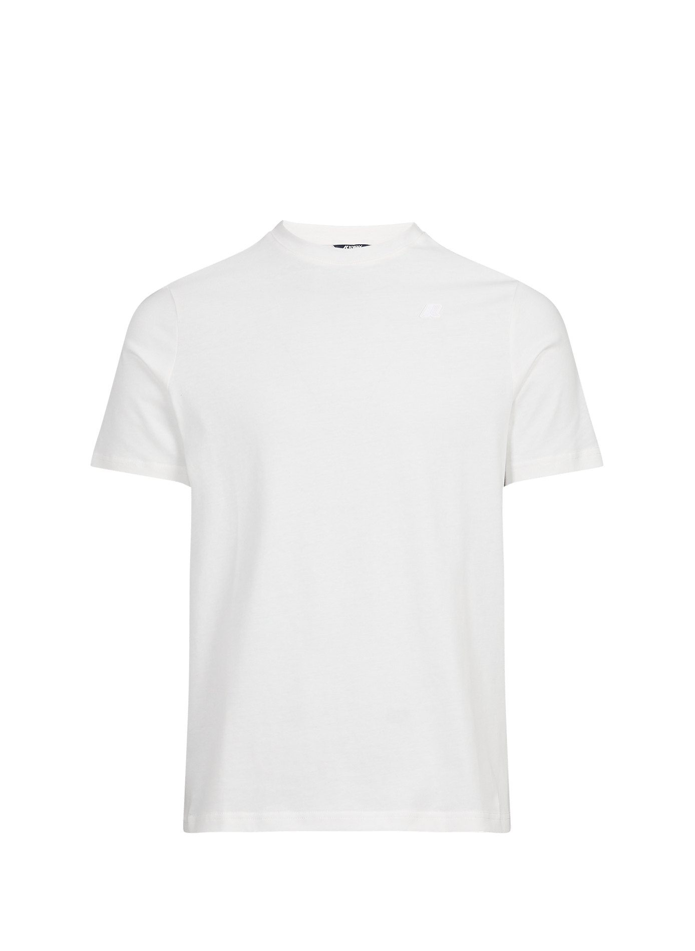 T-shirt droit ODOM en coton K-WAY Blanc