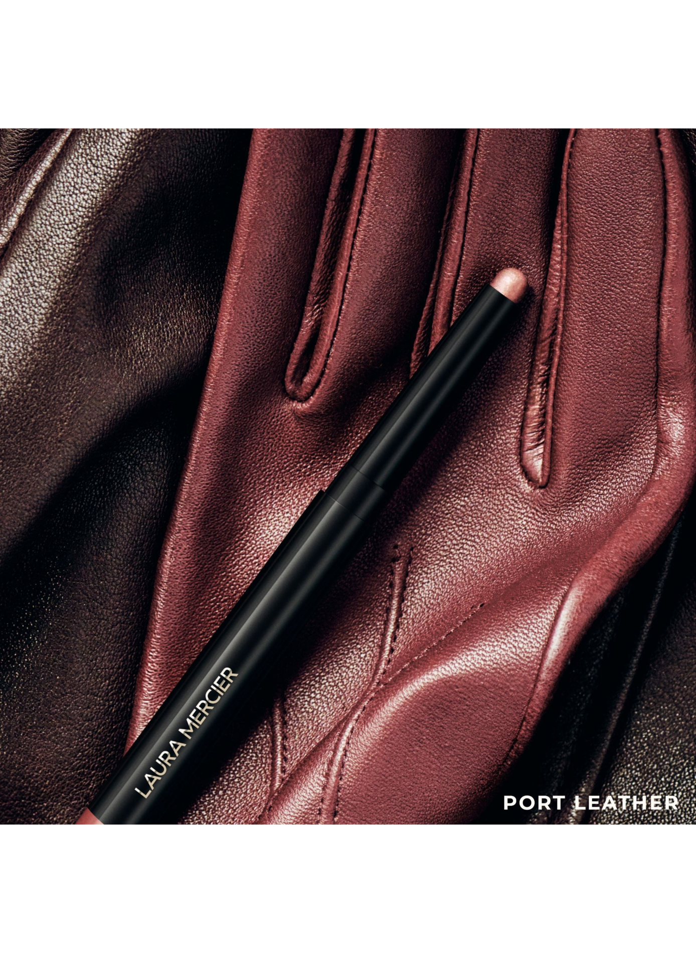 Shimmer Caviar Stick Eye Color LAURA MERCIER Port leather