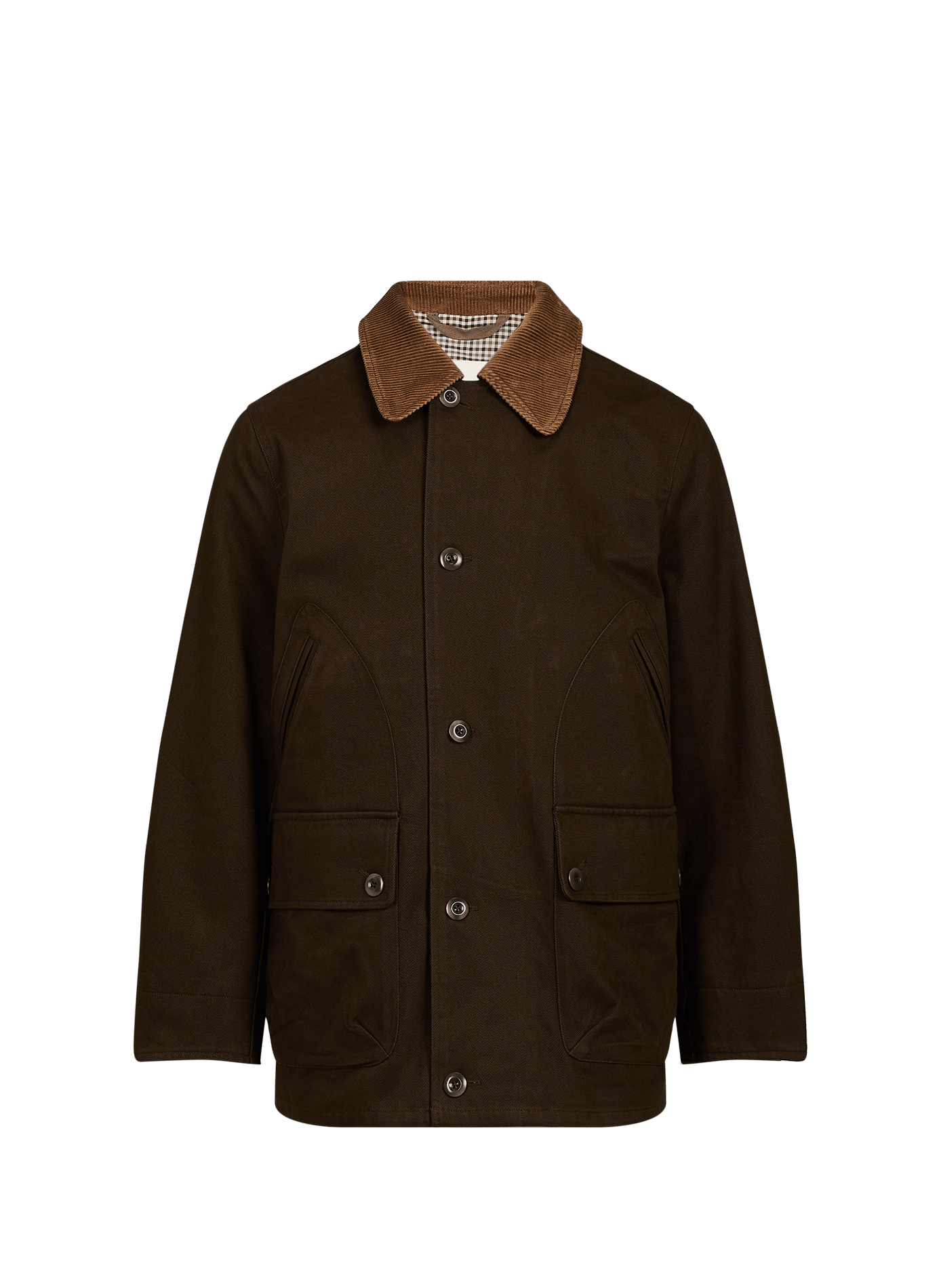 Long-sleeved cotton jacket GANT Green