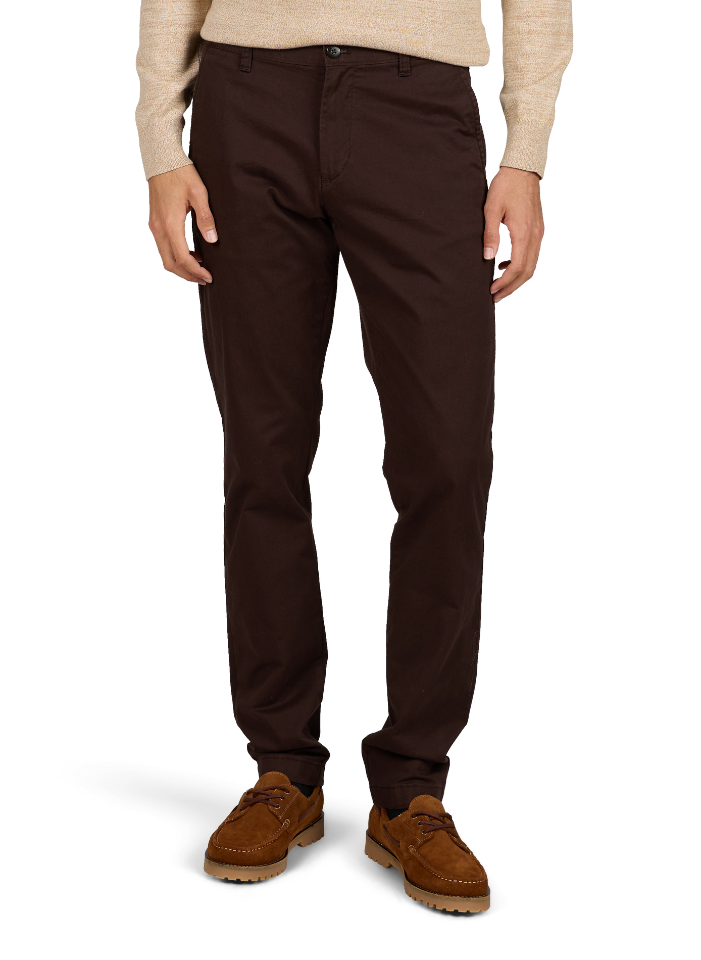 Rechte chino broek van gemengd katoen TIMBERLAND Bruin