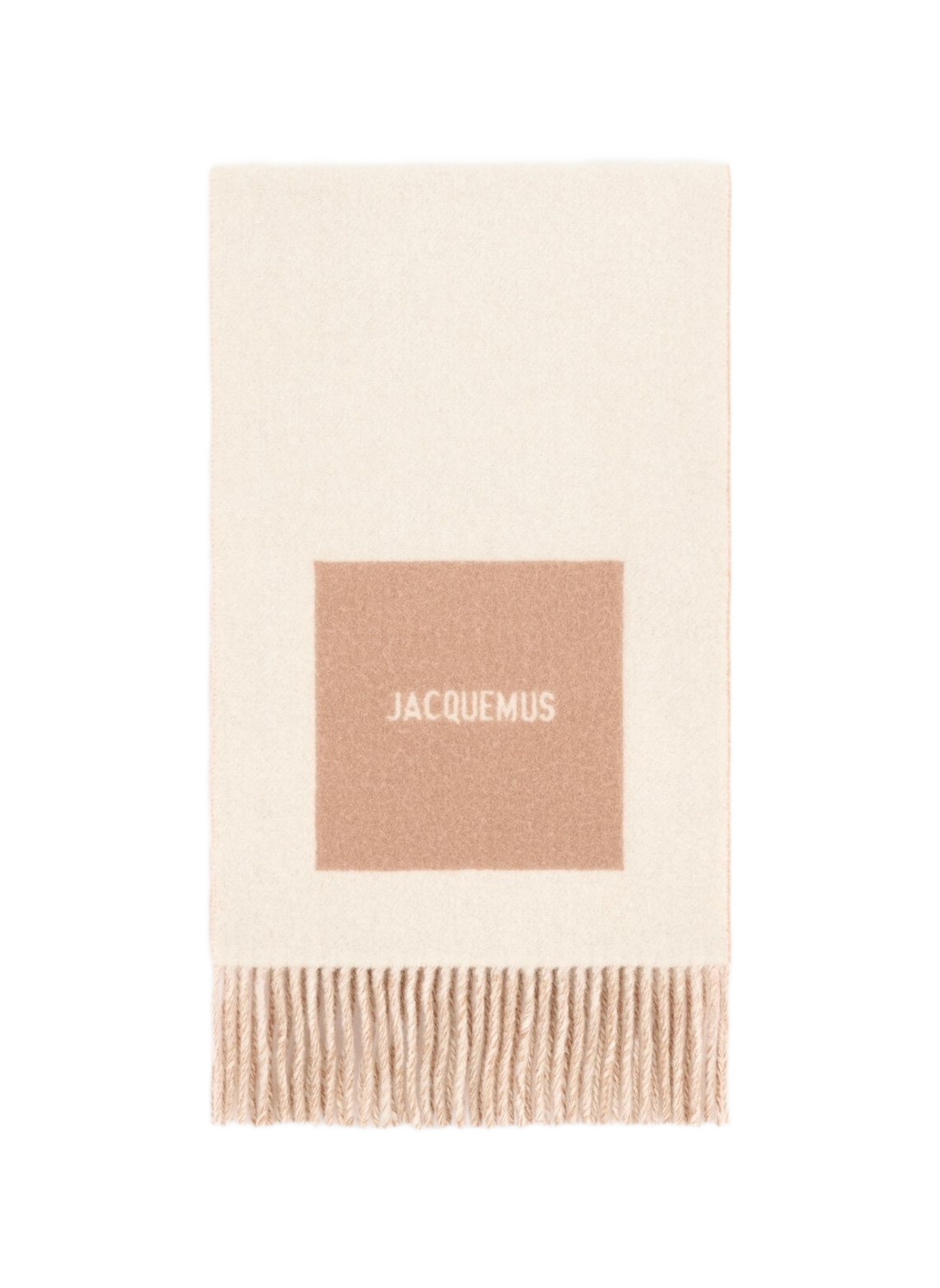 L'écharpe Rond Carré JACQUEMUS Beige