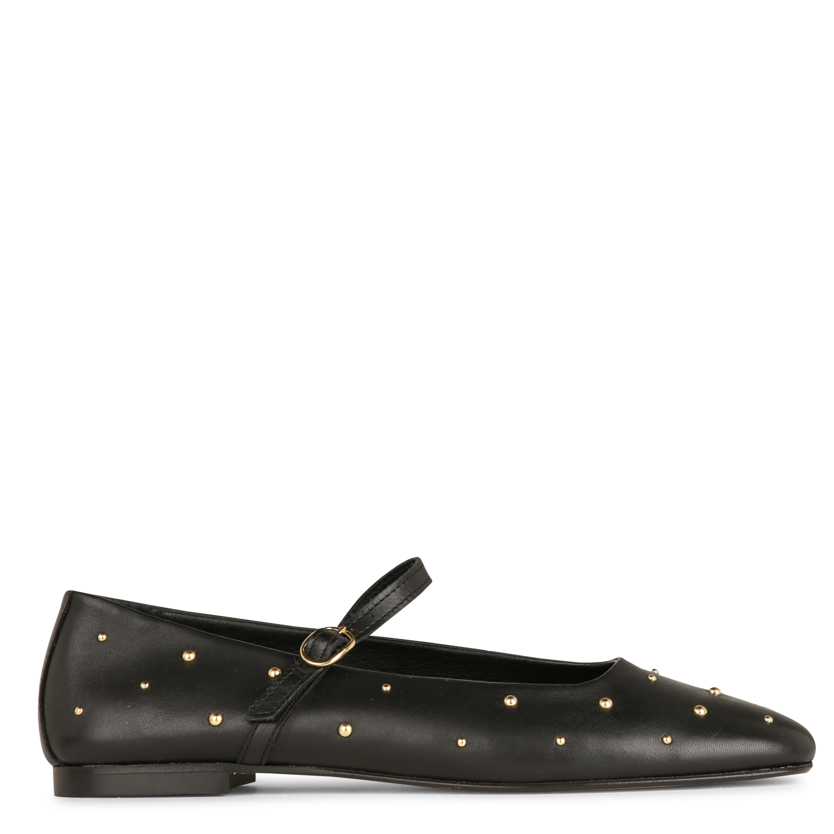 Ballerina's met leren bandje LA FEE MARABOUTEE Zwart