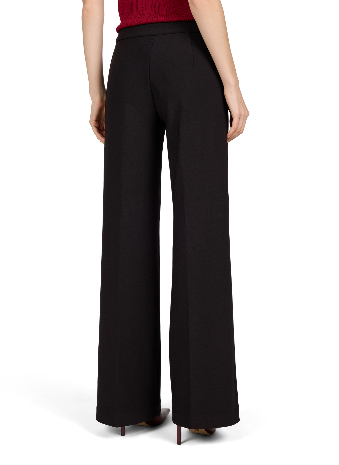 Weit geschnittene gerade Viola-Hose | Schwarz GUESS Damen