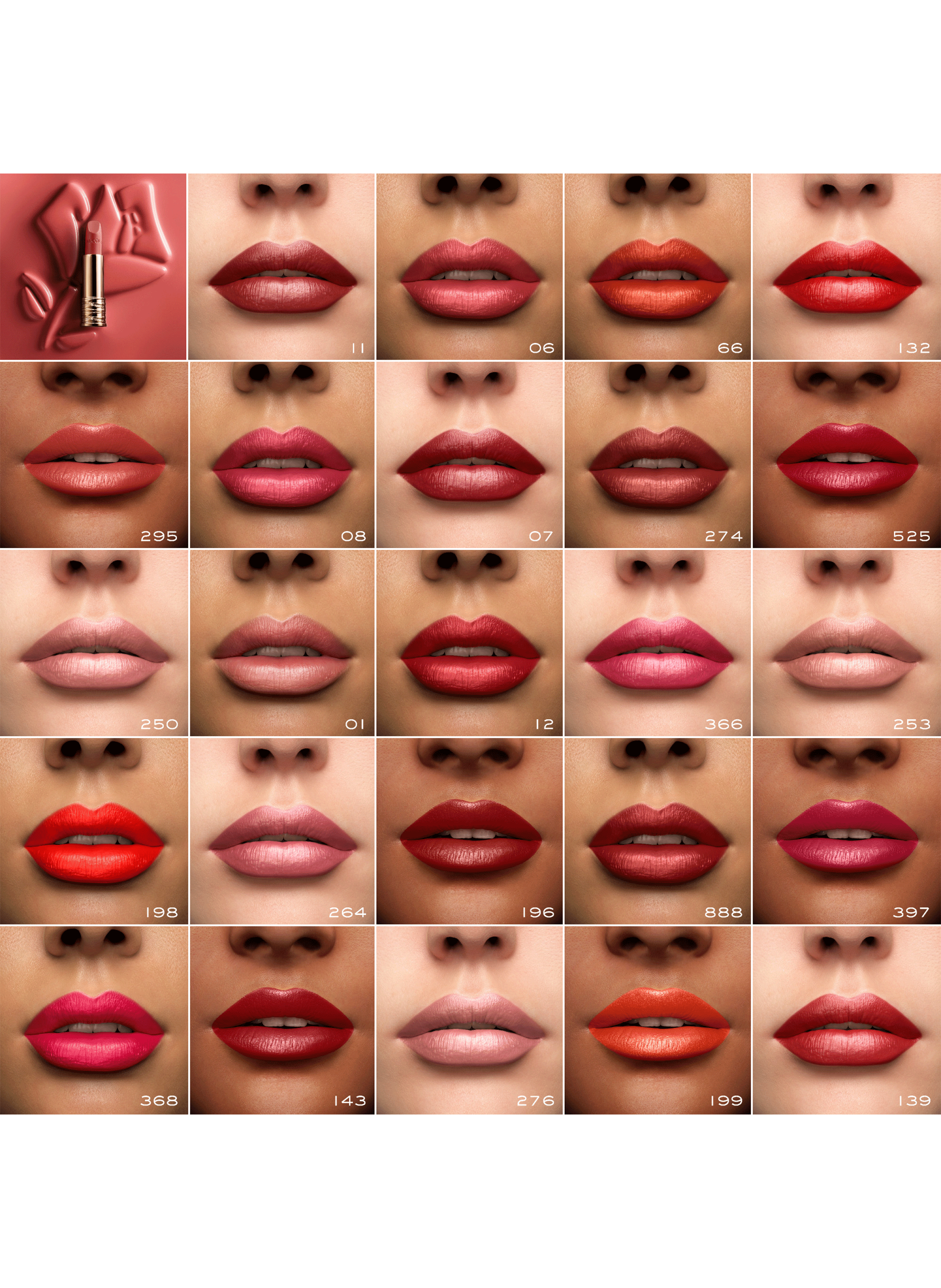 L?Absolu Rouge Cream satin lipstick - Long-lasting hydration and comfort LANCÔME 253 mademoiselle amanda