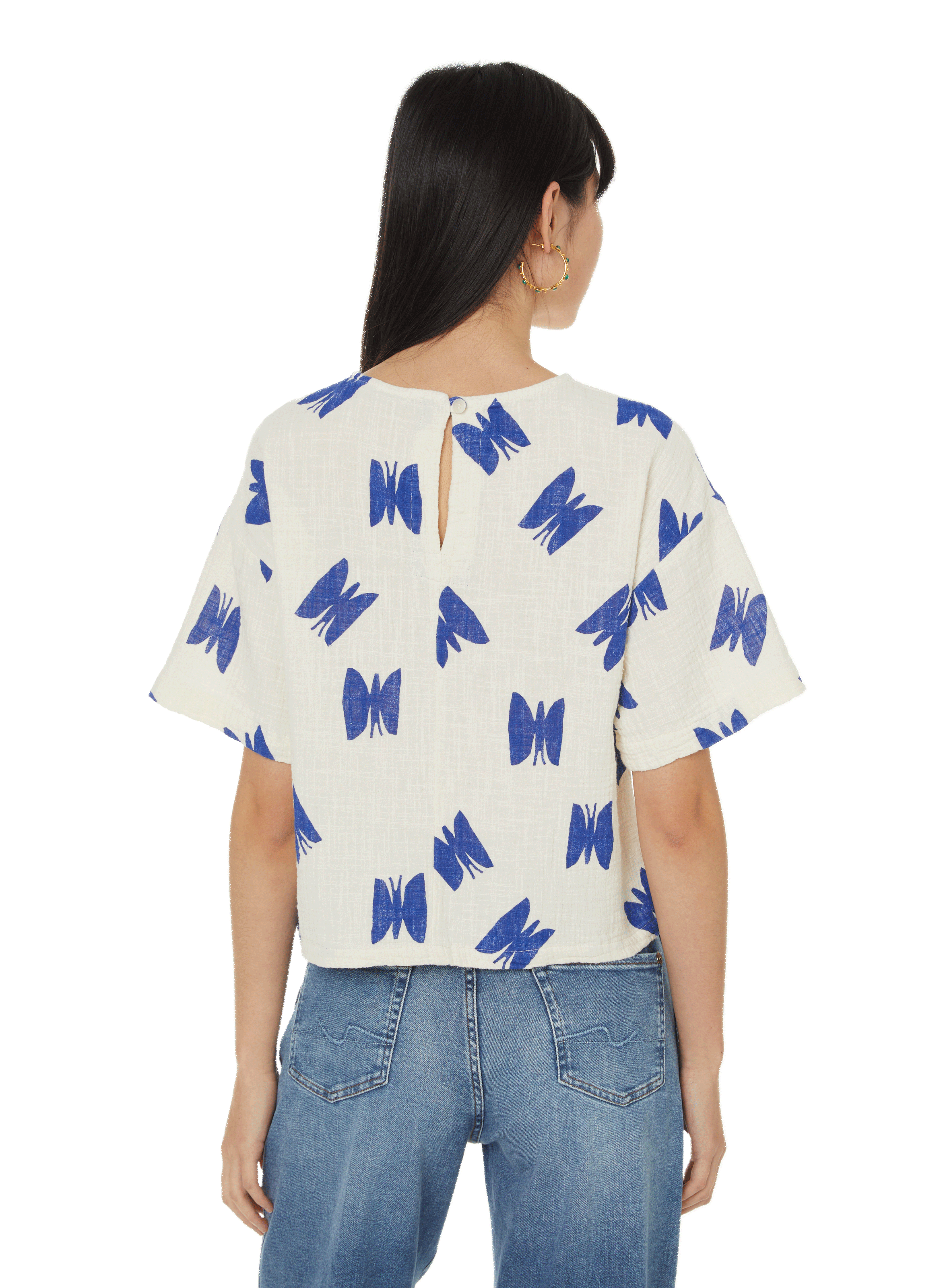 Blouse imprimé en gaze de coton  BOBO CHOSES Multicolore