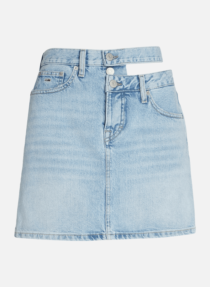 Mom-fit skirt with cut-out detail  TOMMY HILFIGER