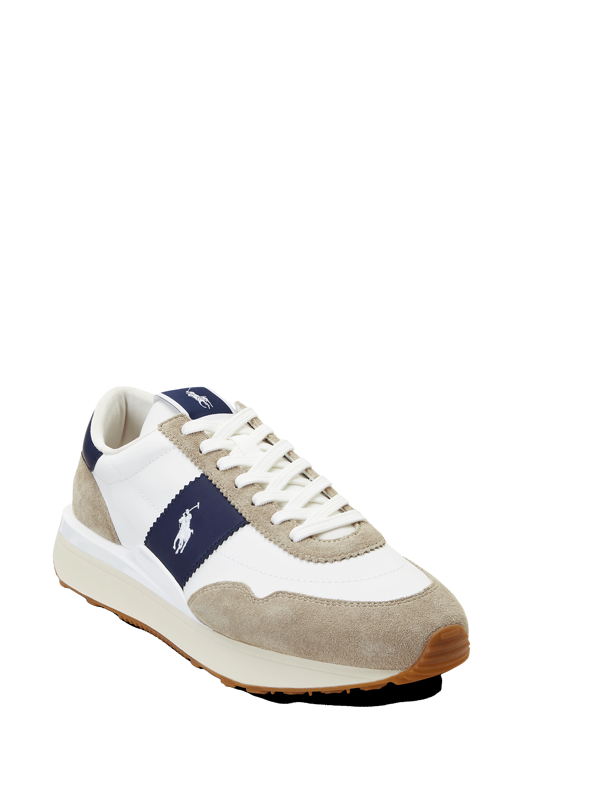 Bi-material sneakers POLO RALPH LAUREN White