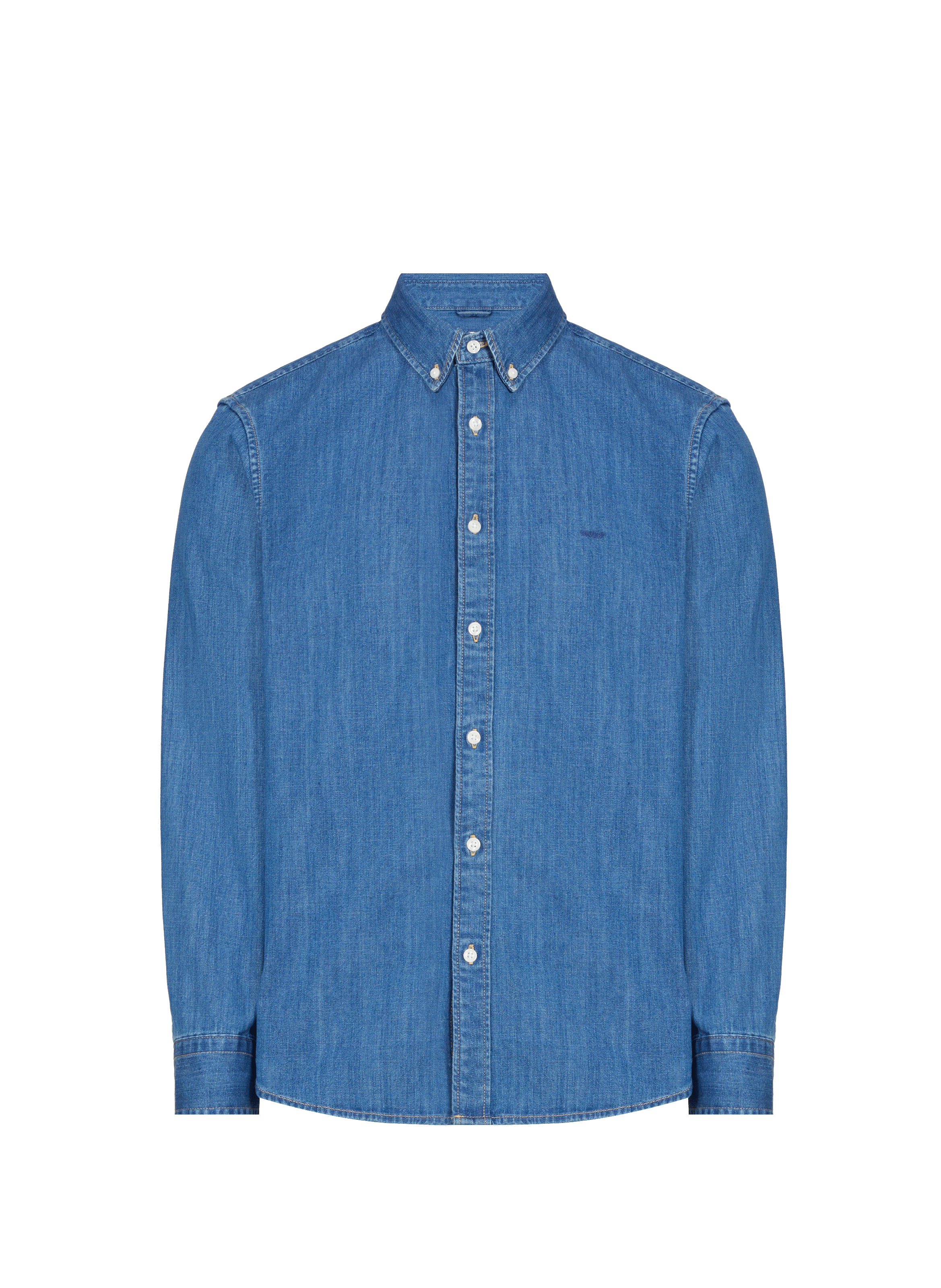 Chemise denim en coton   Woodrow mid wash