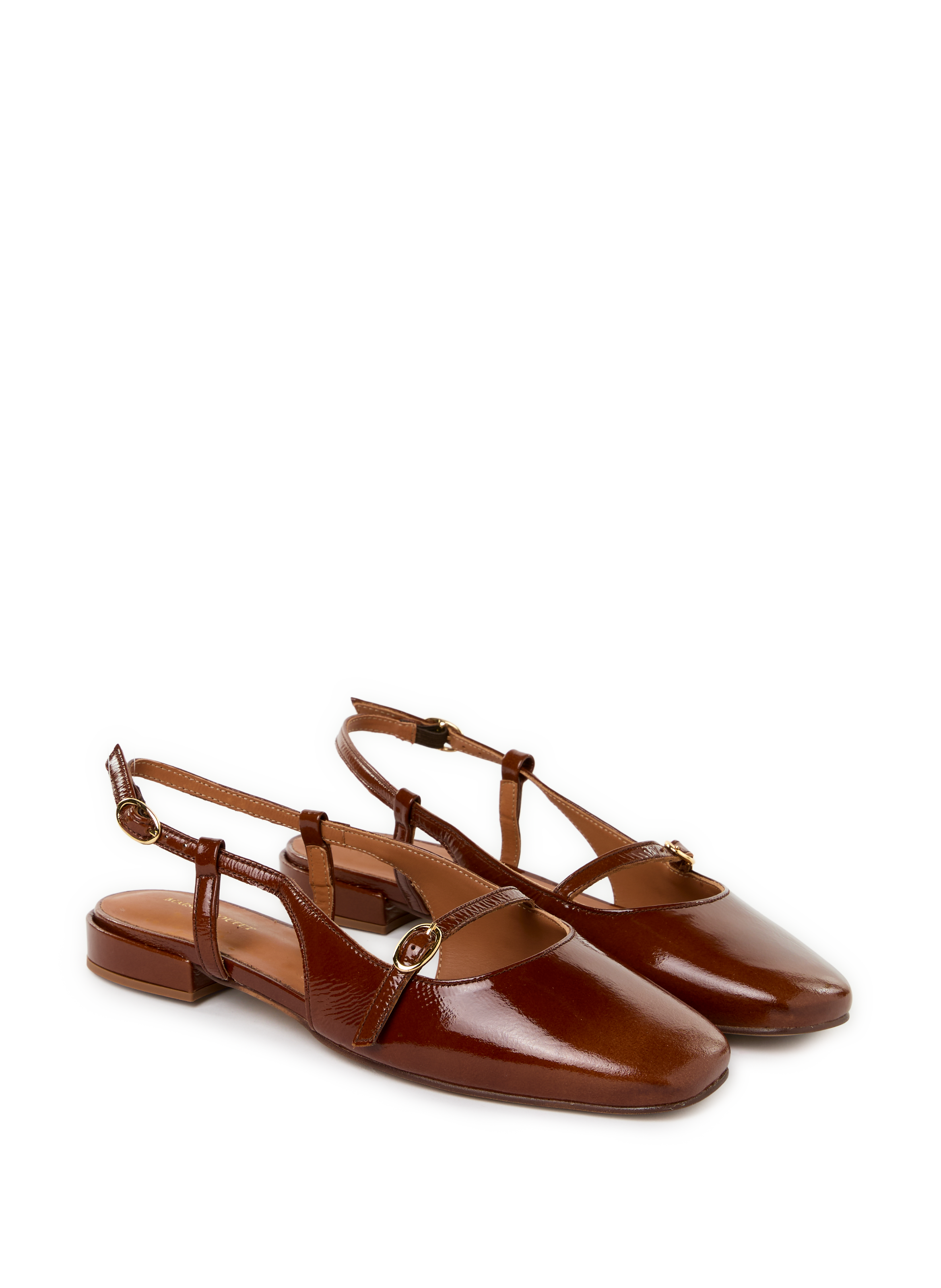 Babies Bertille en cuir  MAISON TOUFET Marron