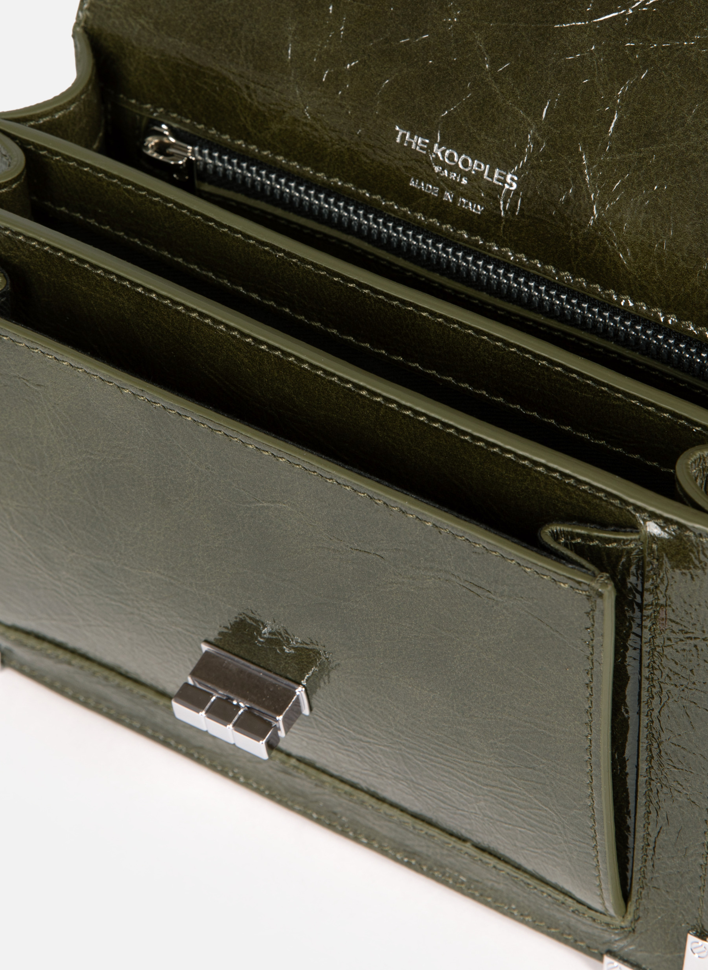 Sac emily small en cuir THE KOOPLES Vert