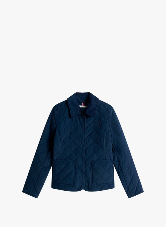 Veste matelassée | Bleu by TOMMY HILFIGER Veste matelassée Bleu