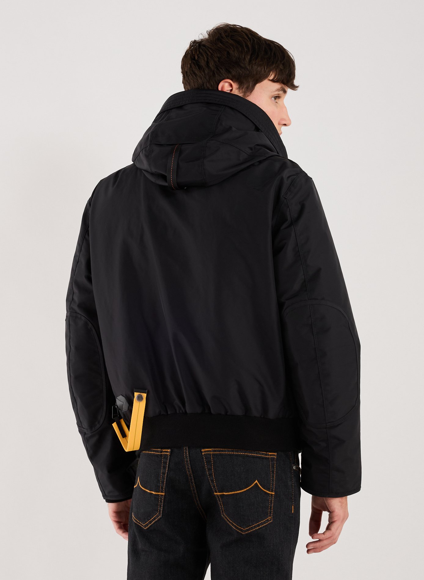 Parka droite multipoches à capuche PARAJUMPERS Noir