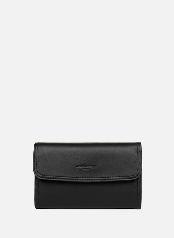 Back to back organizer wallet - Soft Vintage Nova Black by LANCASTER LANCASTER Back to back organizer wallet - Soft Vintage Nova Black