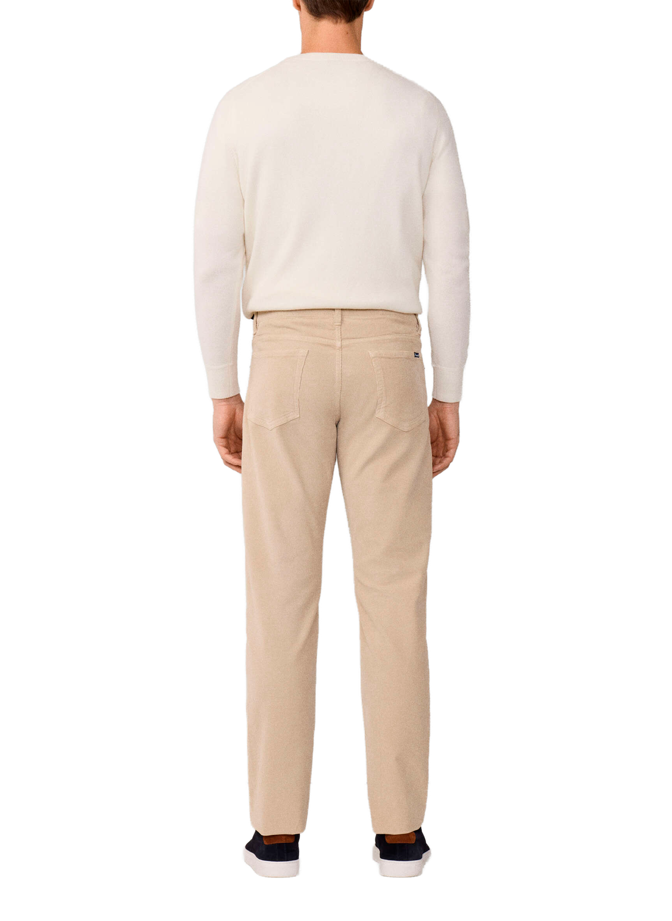 Pantalon en velours côtelé  FACONNABLE Beige