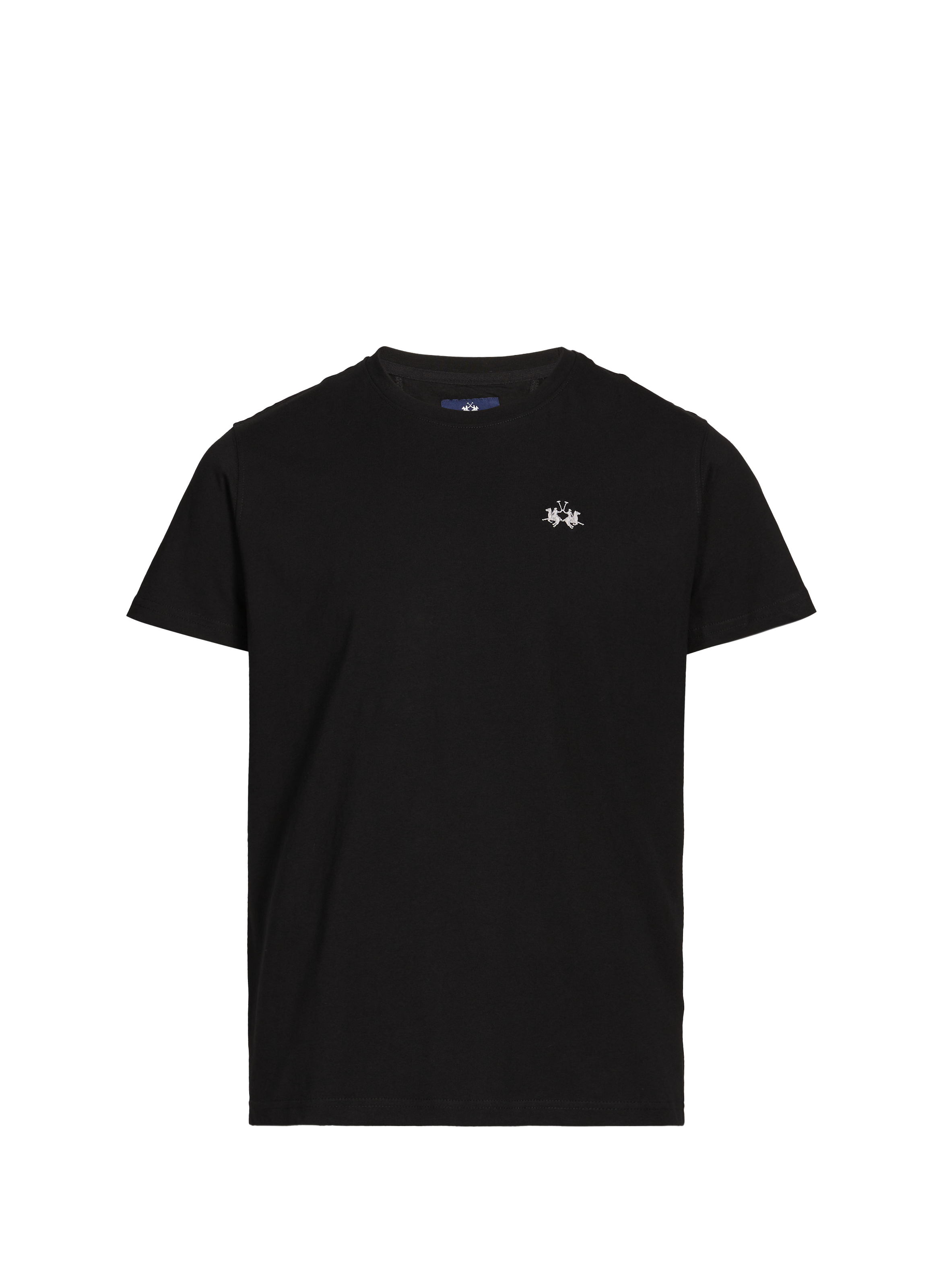 LA MARTINA Classic Cotton T-Shirt Black