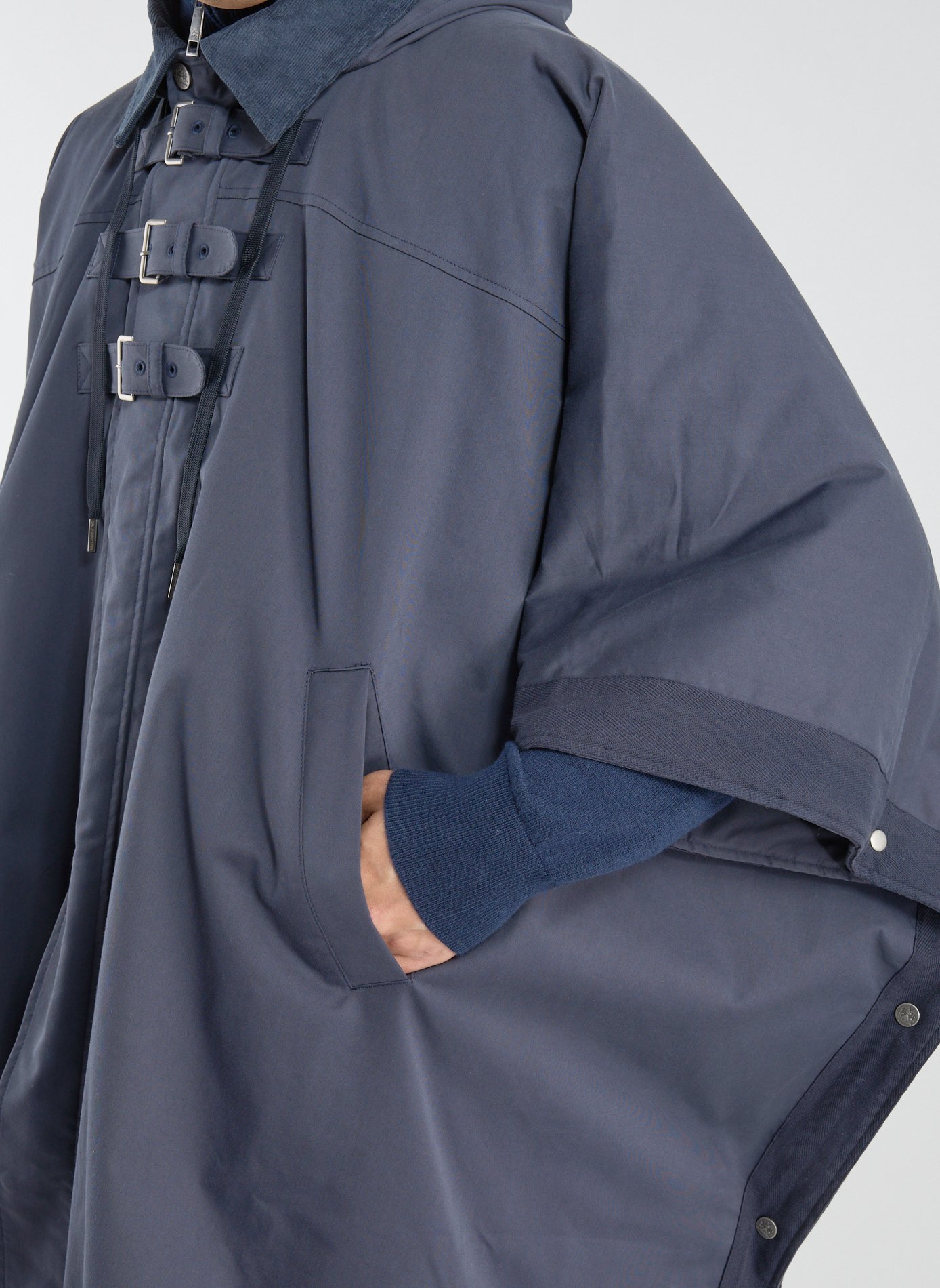 Cape à capuche et col classique LA MARTINA Bleu