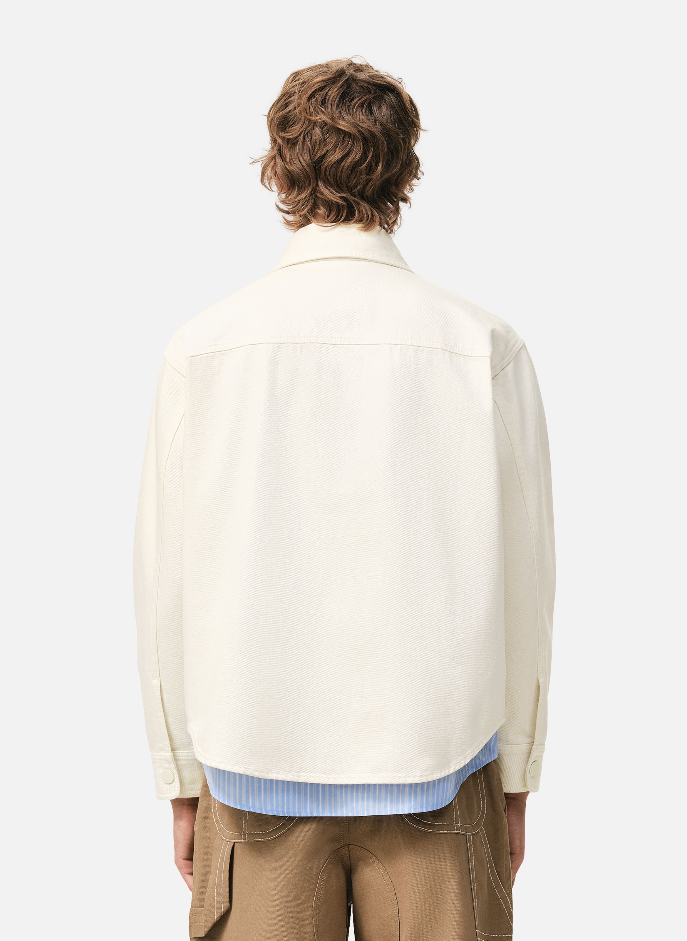 Surchemise ami de coeur en crochet unisexe en coton AMI PARIS Blanc