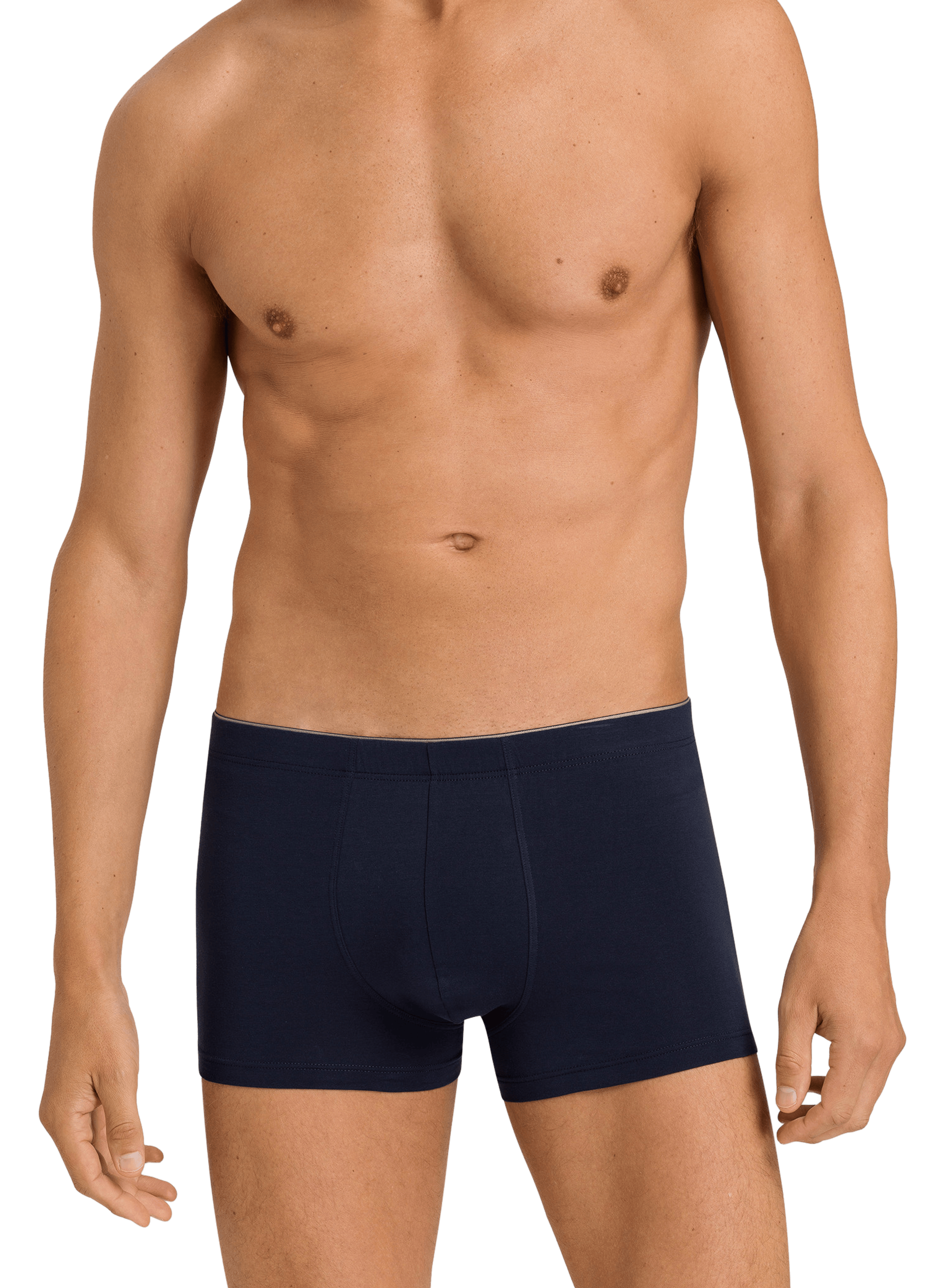 Stretch cotton boxers HANRO Blue