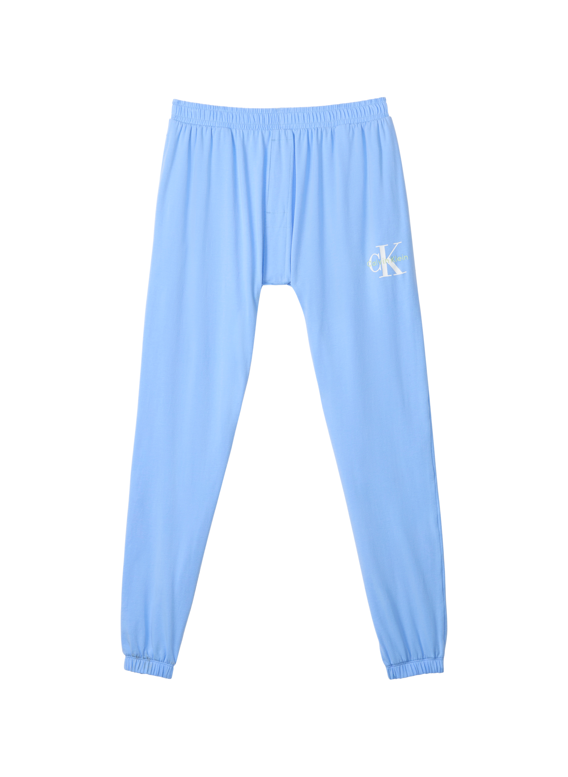 Pantalon de jogging d'intérieur en coton mélangé CALVIN KLEIN Bleu