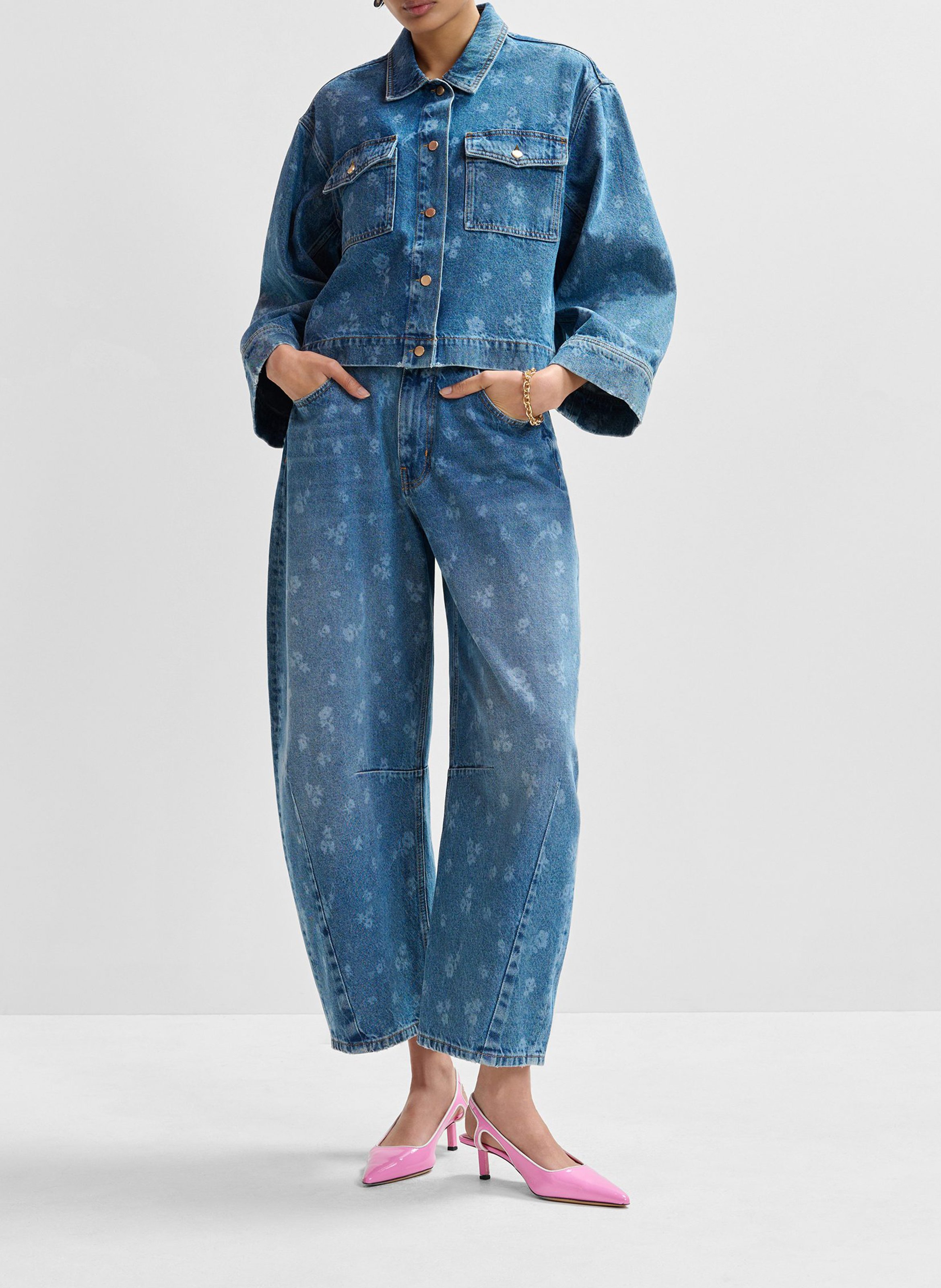 Veste col classique en coton Jass ESSENTIEL ANTWERP Bleu