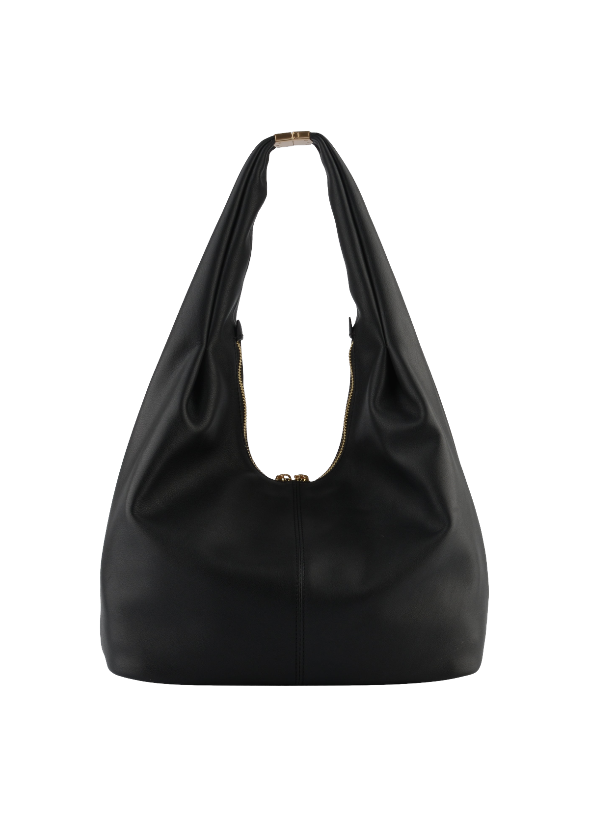 Arche | sac besace hobo en cuir de vachette POURCHET Noir