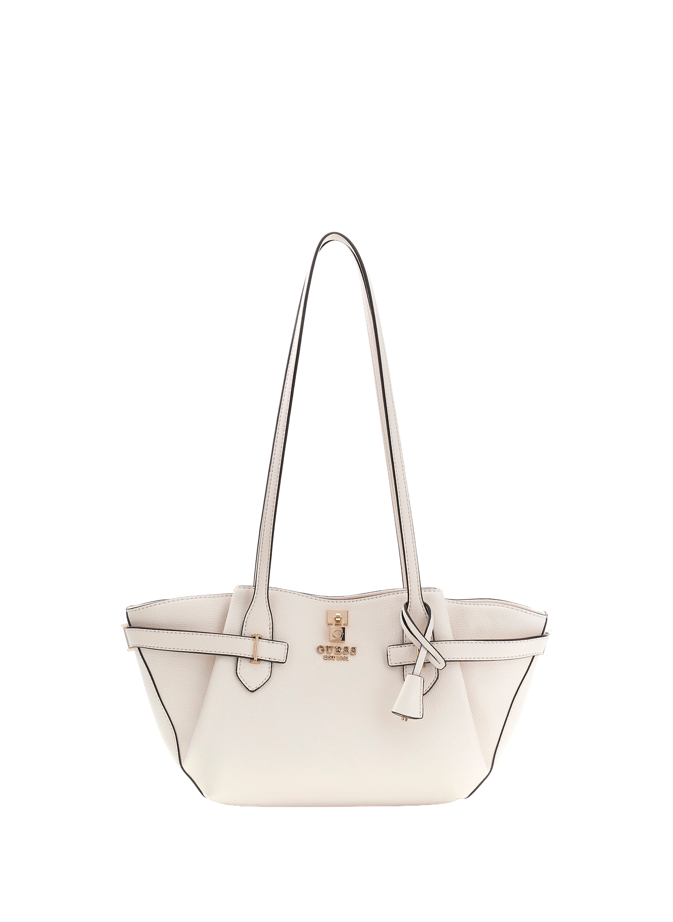 Sac porté épaule effet cuir GUESS Beige