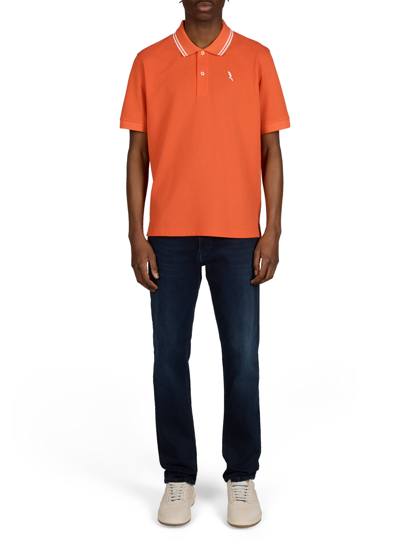 Polo à manches courtes en coton mélangé AIGLE Rouge