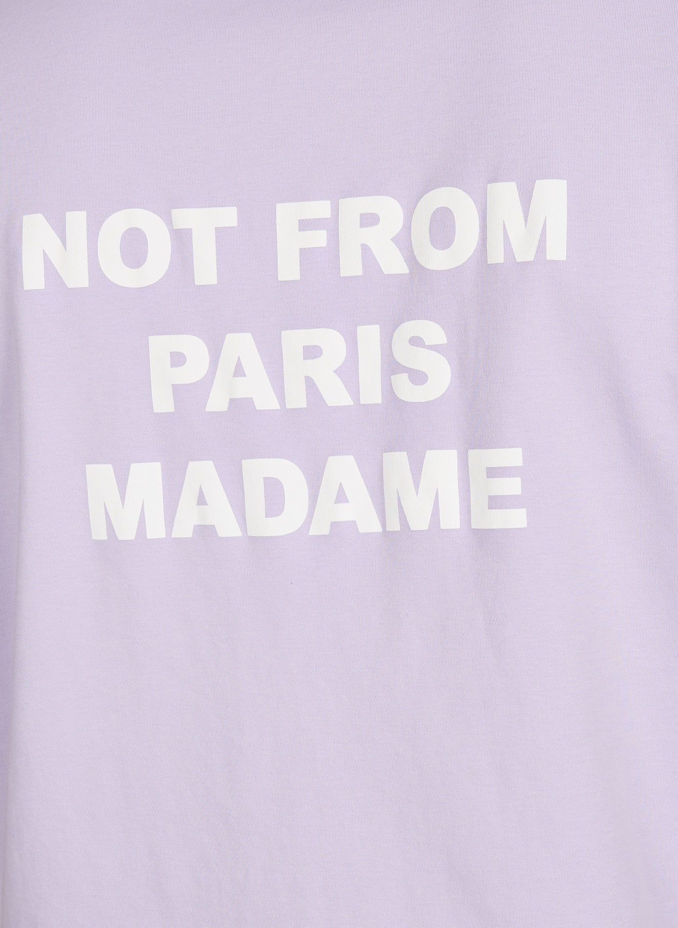 Classic Cotton T-Shirt DROLE DE MONSIEUR Purple