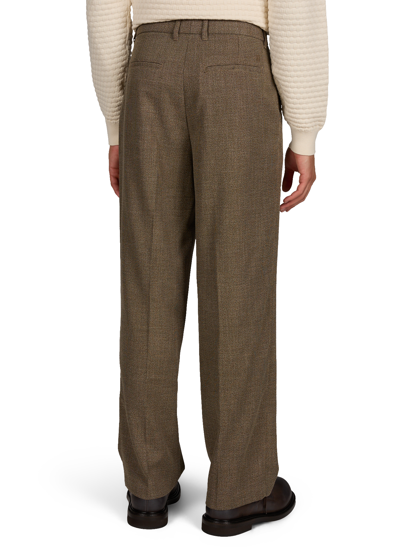 Tweed cigarette pants LES DEUX Brown