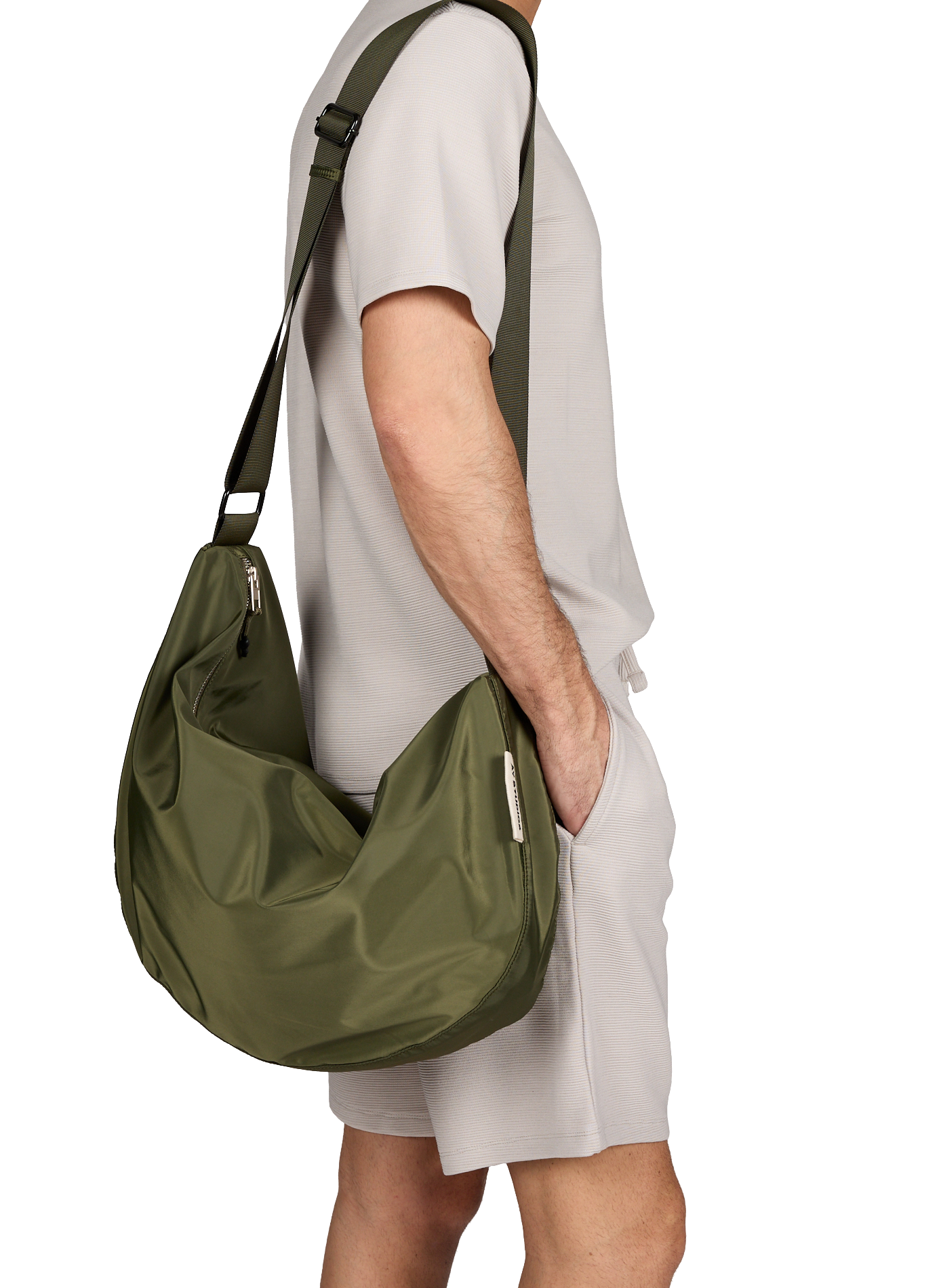 Crossbody zip bag AY STUDIOS Khaki
