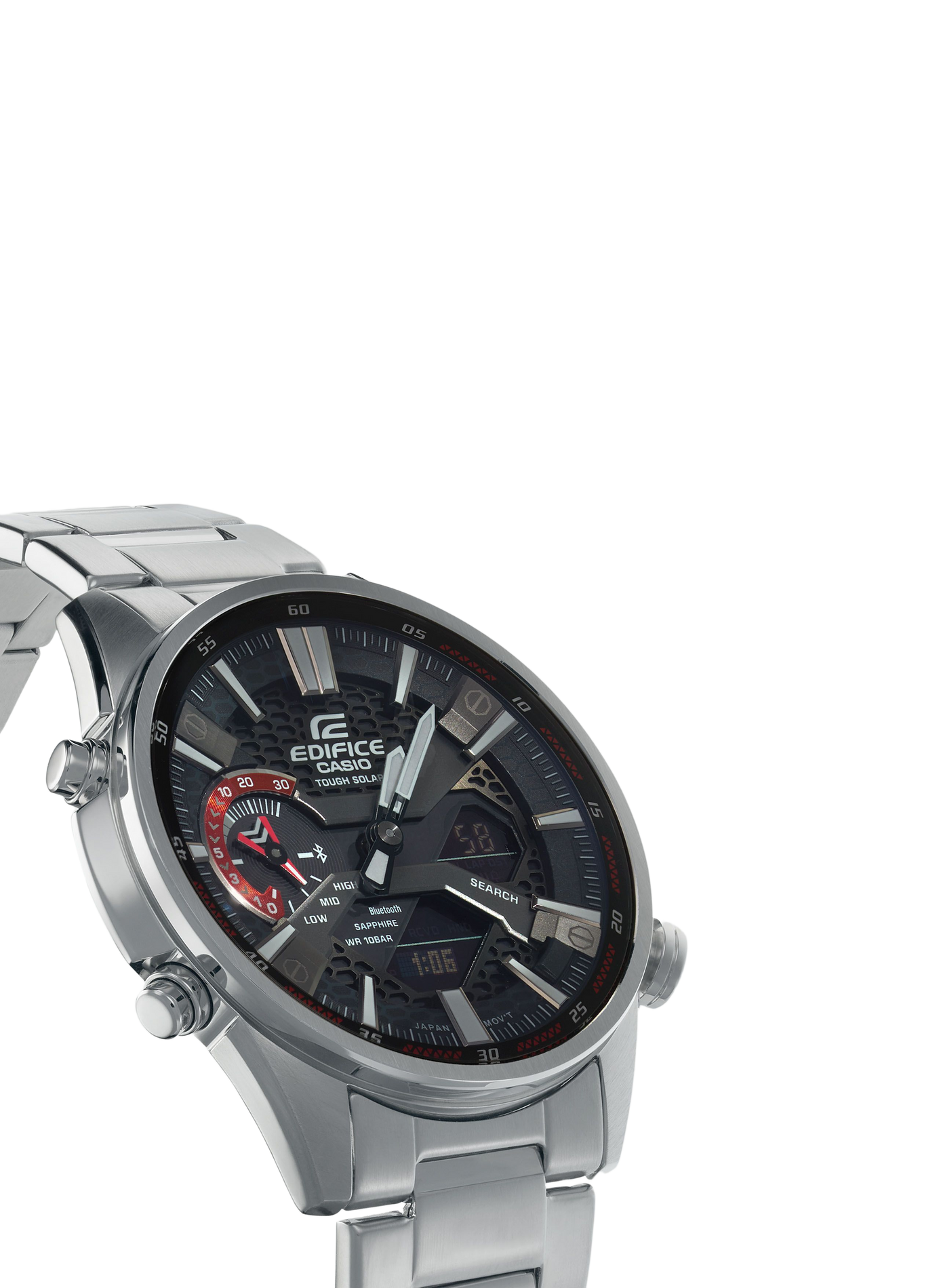 Montre analogique Casio Edifice en acier inoxydable CASIO Noir