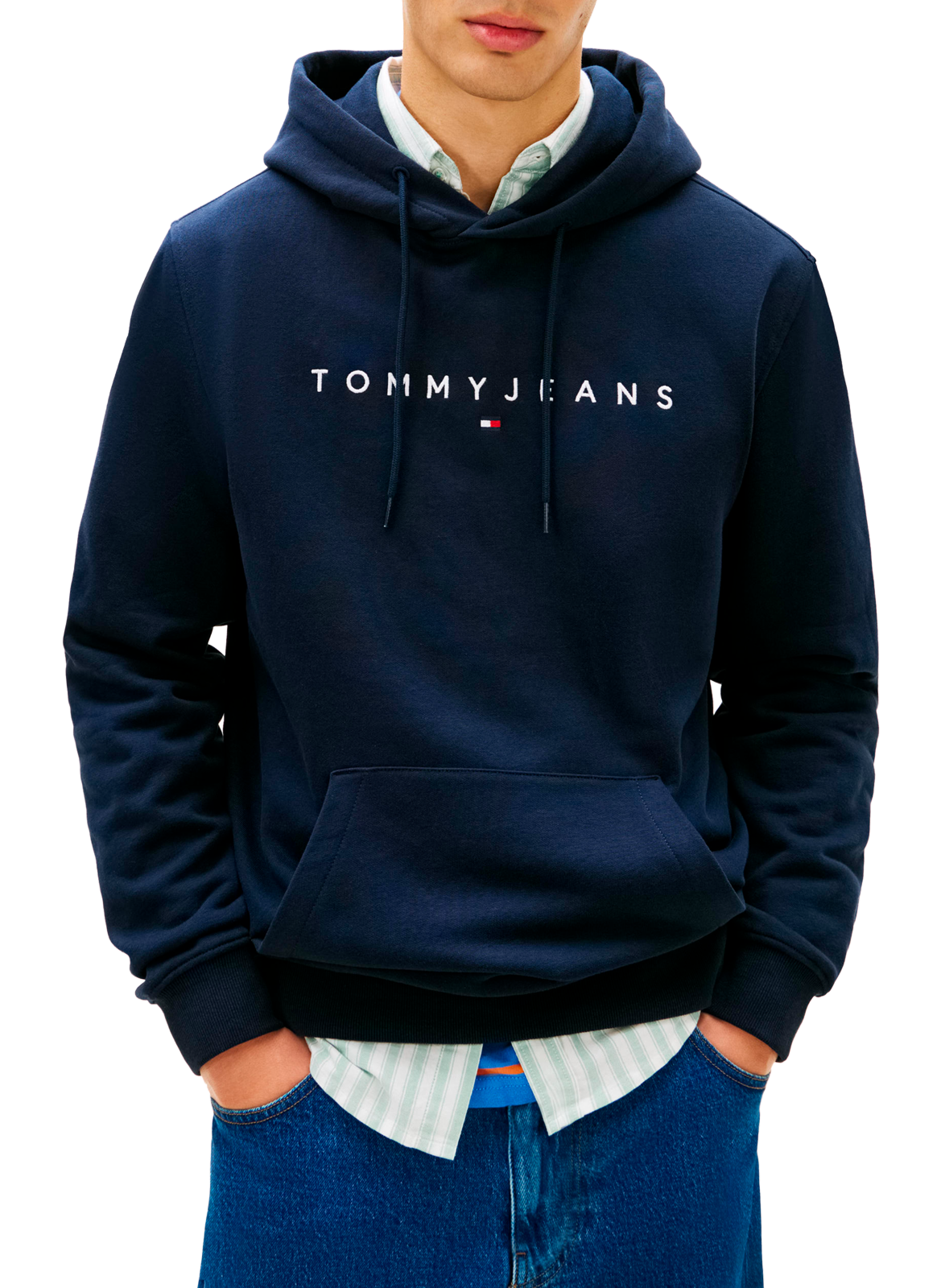 Sweat à capuche avec logo brodé TOMMY HILFIGER Multicolore