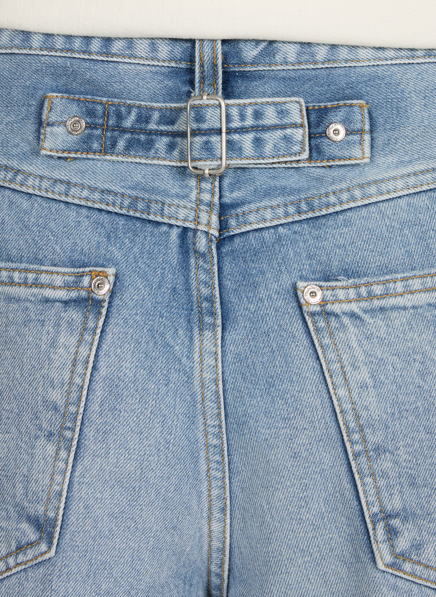 Bermuda Belmont en denim de coton CARHARTT WIP Bleu