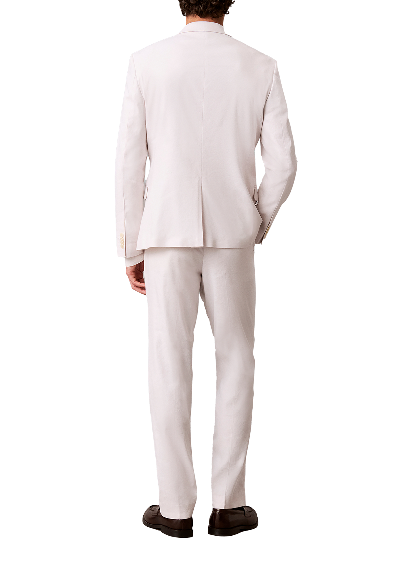 Schmale Hose mit Bügelfalten CALVIN KLEIN Beige
