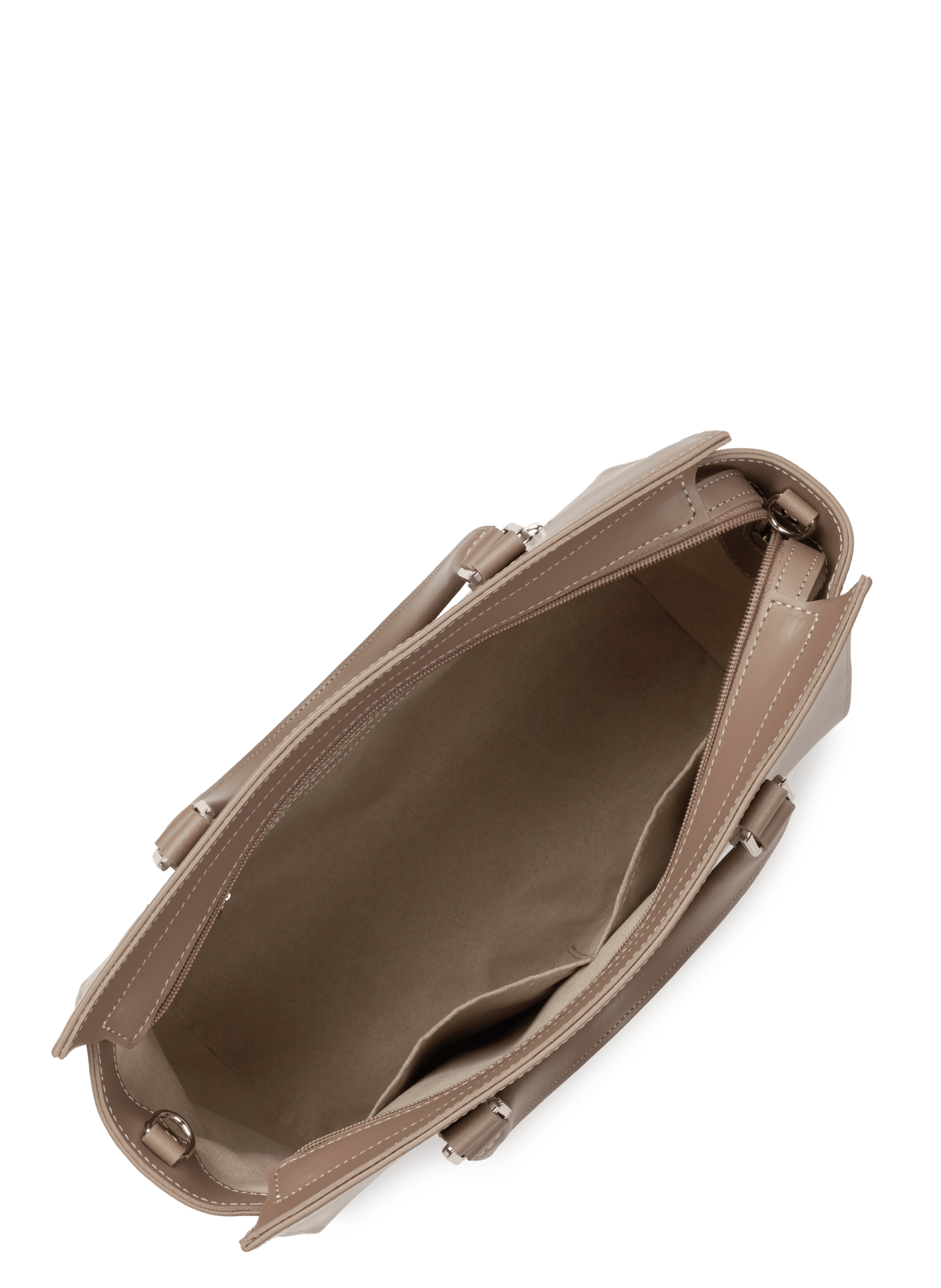 Grand sac cabas main - smooth LANCASTER Marron
