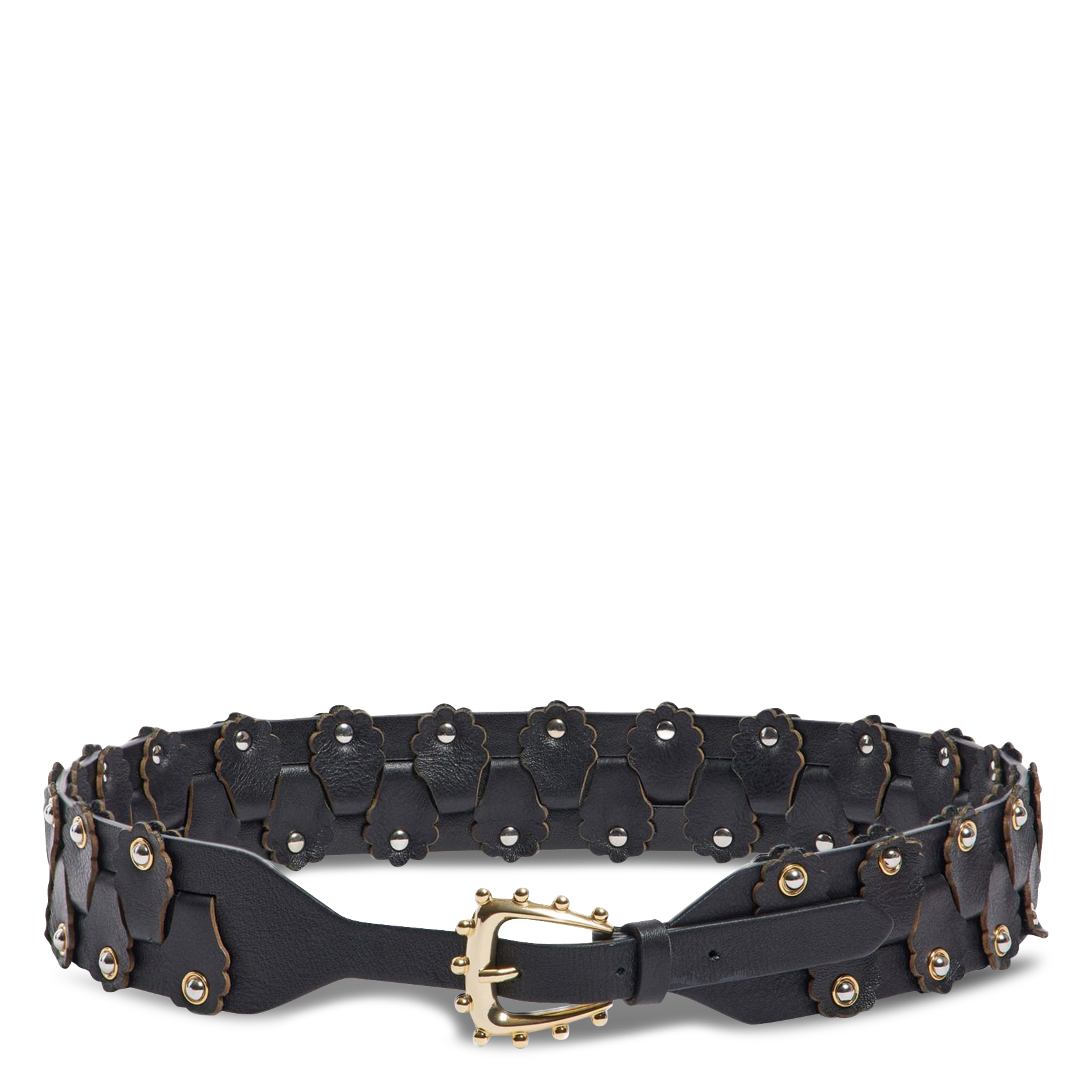 Ceinture en cuir SANDRO Noir