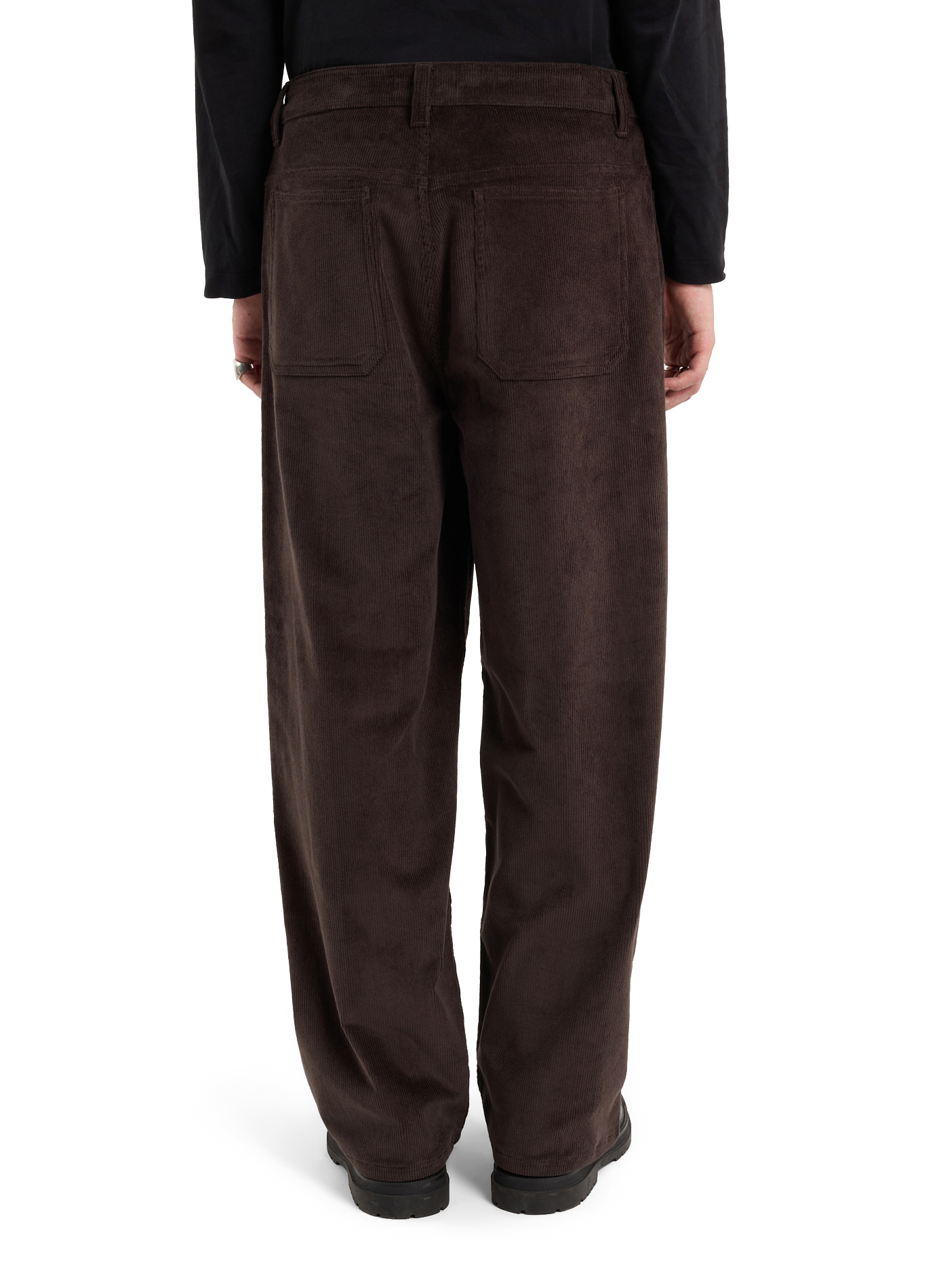 Harmi straight pants in cotton velvet SAISON 1865 Brown