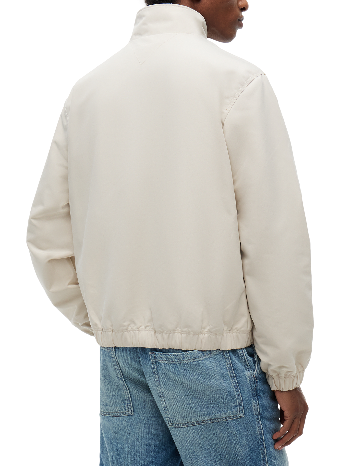 Straight jacket with high collar TOMMY HILFIGER Beige