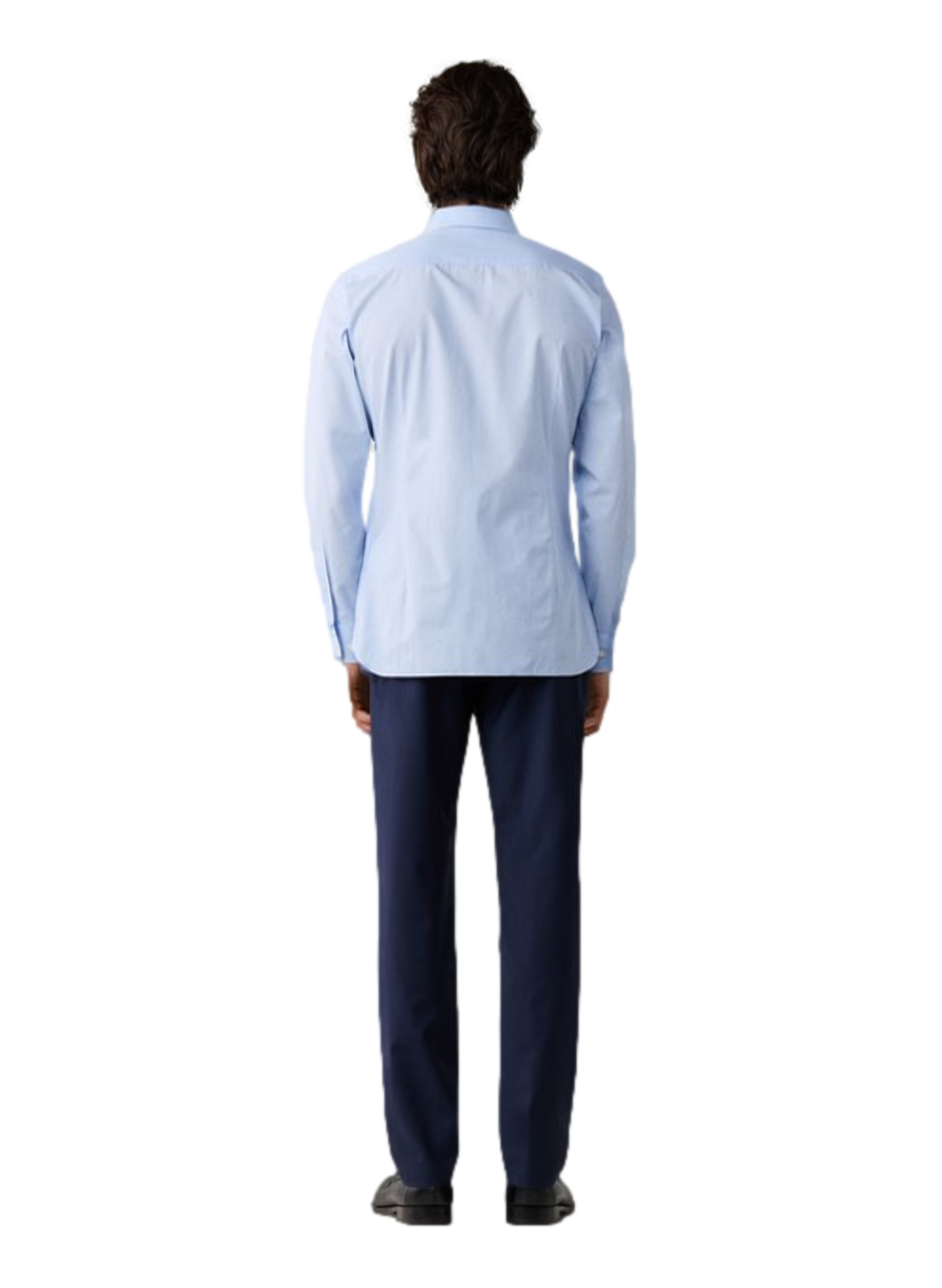 Slim-fit cotton shirt HACKETT Blue