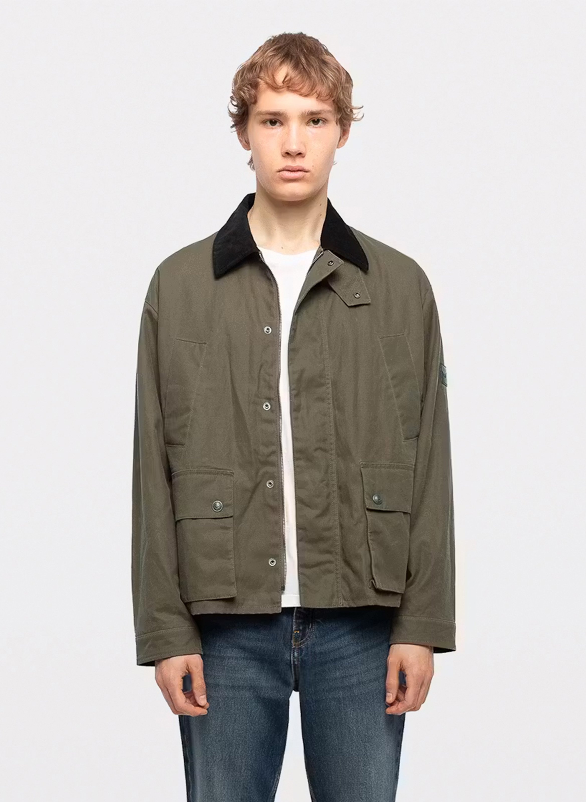 Blouson oversize col classique en coton kapola ZADIG&VOLTAIRE Beige
