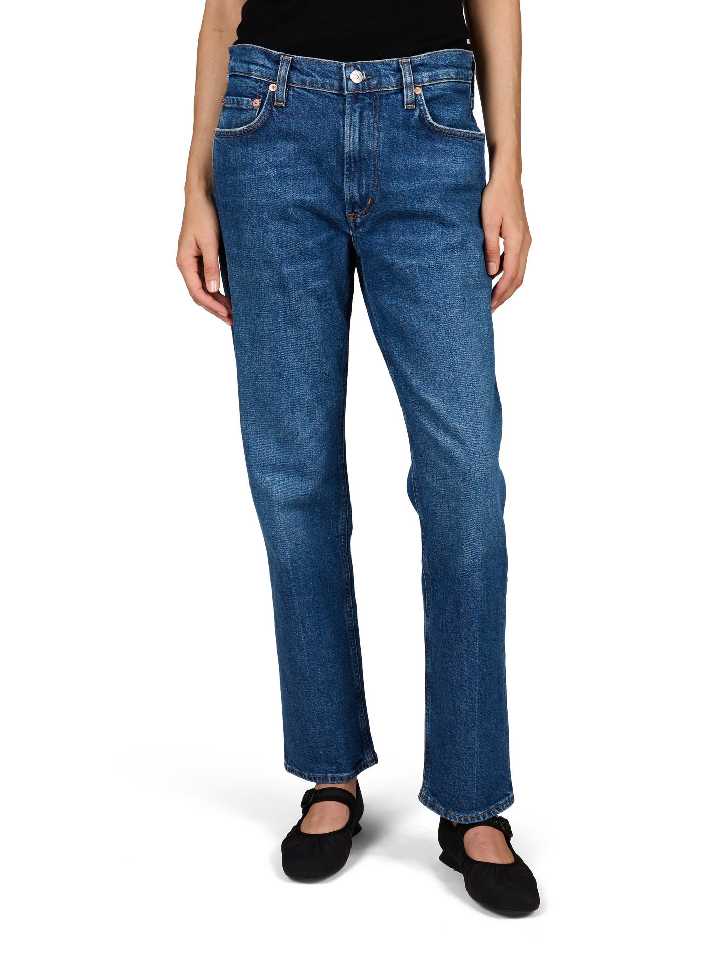 Savannah cotton cigarette jeans CITIZENS OF HUMANITY Blue