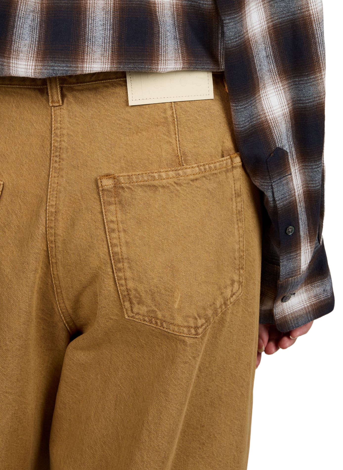 Weite Baumwolljeans BELLEROSE Braun