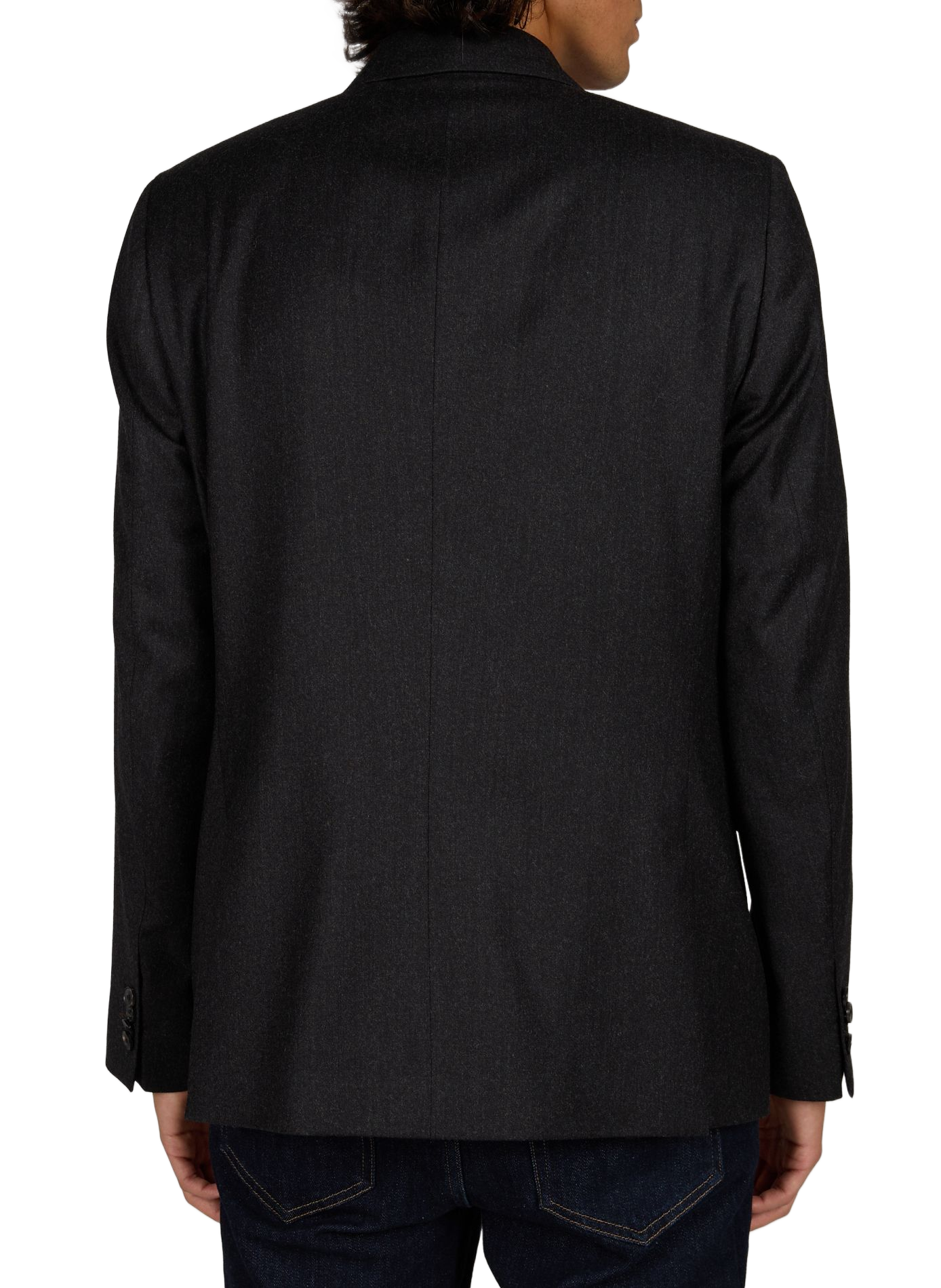 Einfarbiger Blazer aus Wolle und Kaschmirgemisch PAUL SMITH Grau