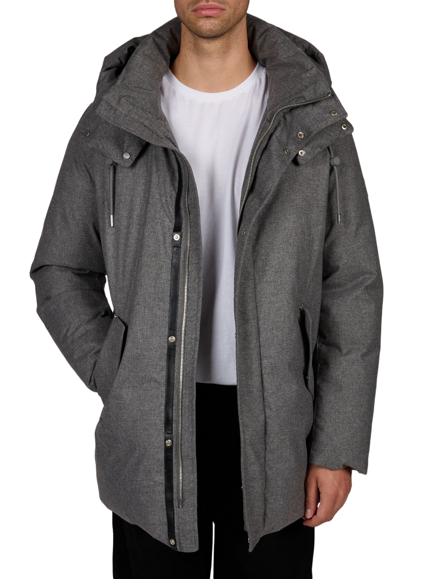 Sullivan-FN Mantel mit weitem, hohem Kragen MACKAGE Grau