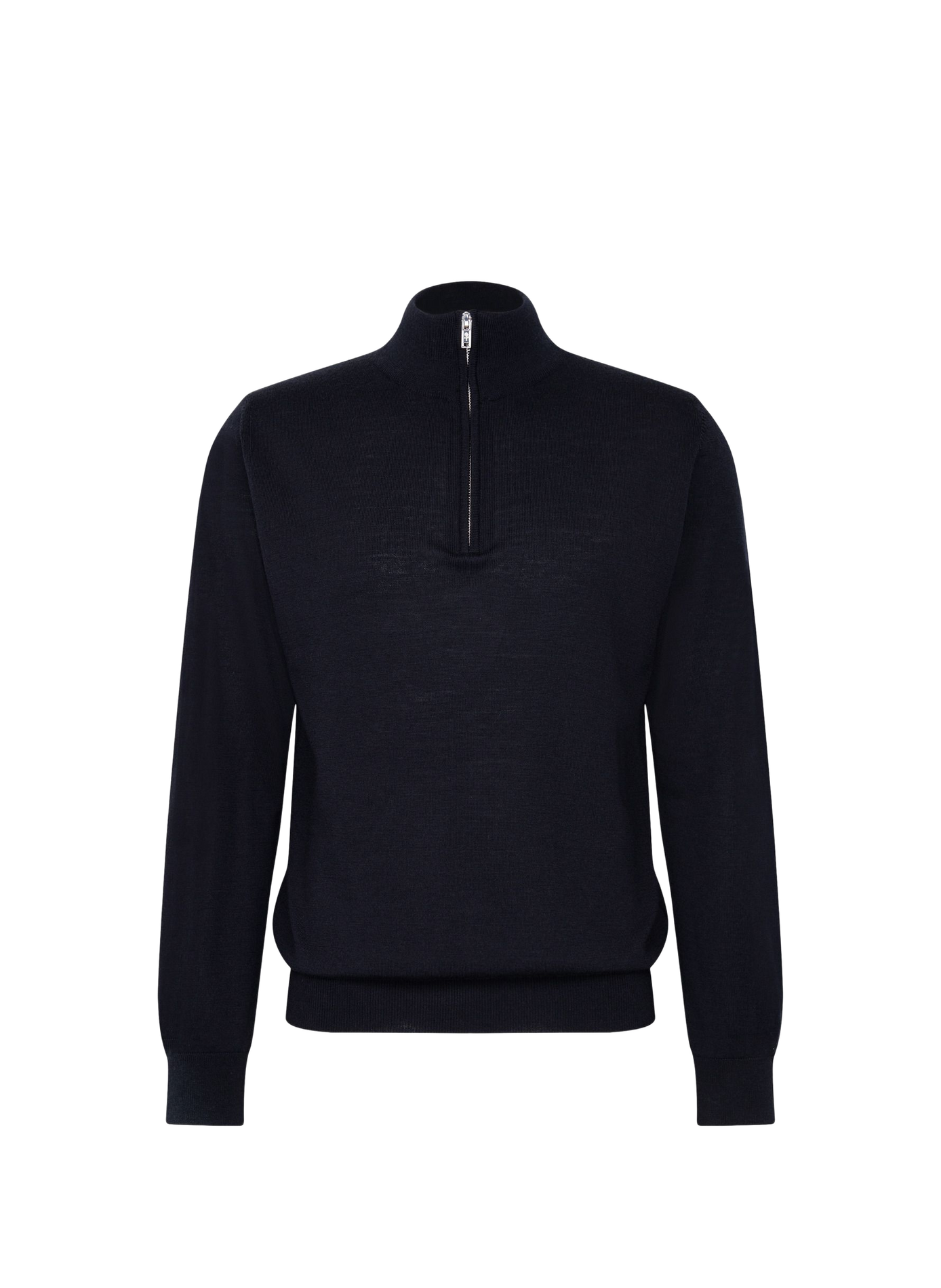 Gerader Wollpullover mit Stehkragen SEIDENSTICKER Blau