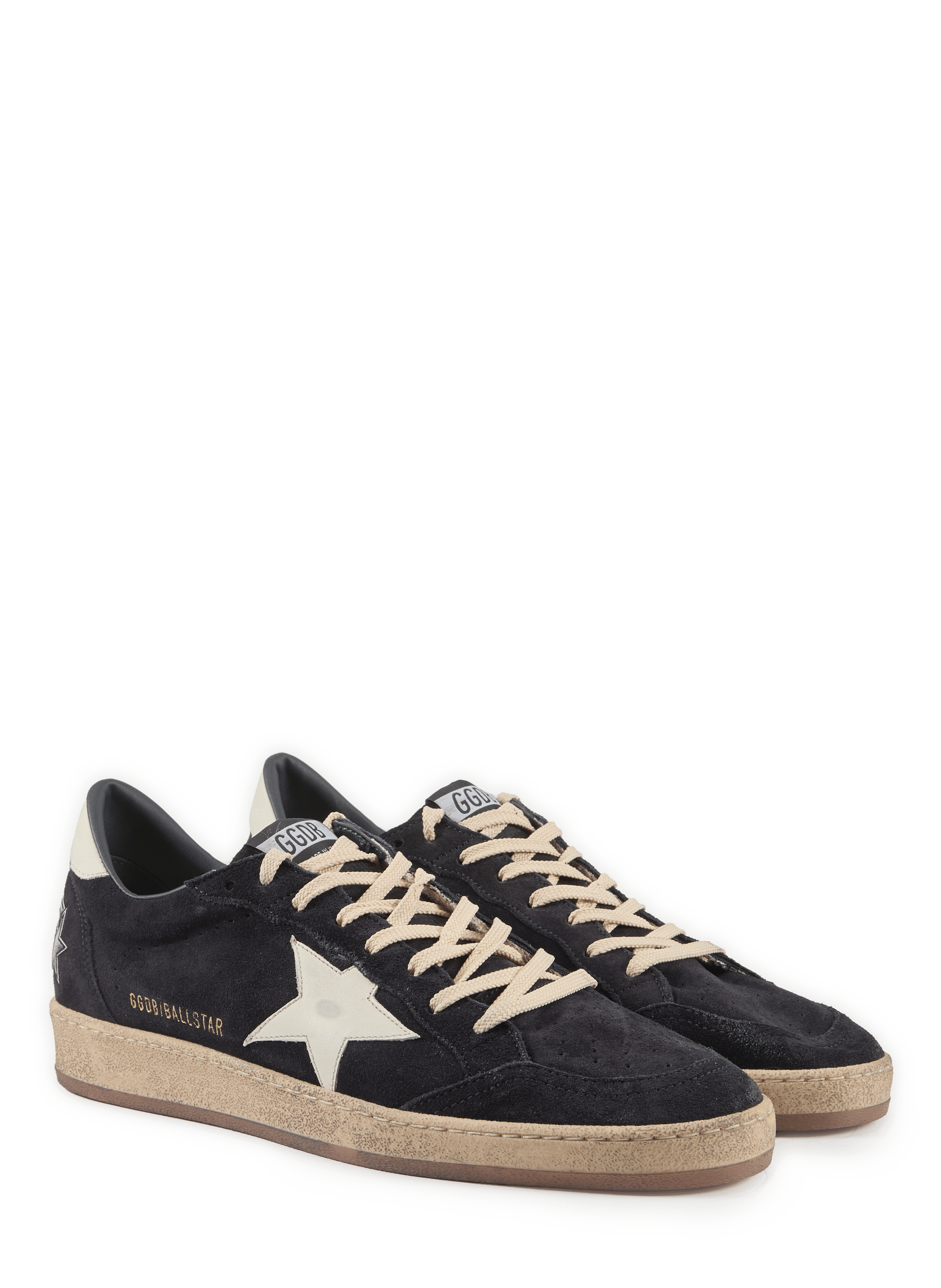 Low-top leather sneakers GOLDEN GOOSE Blue