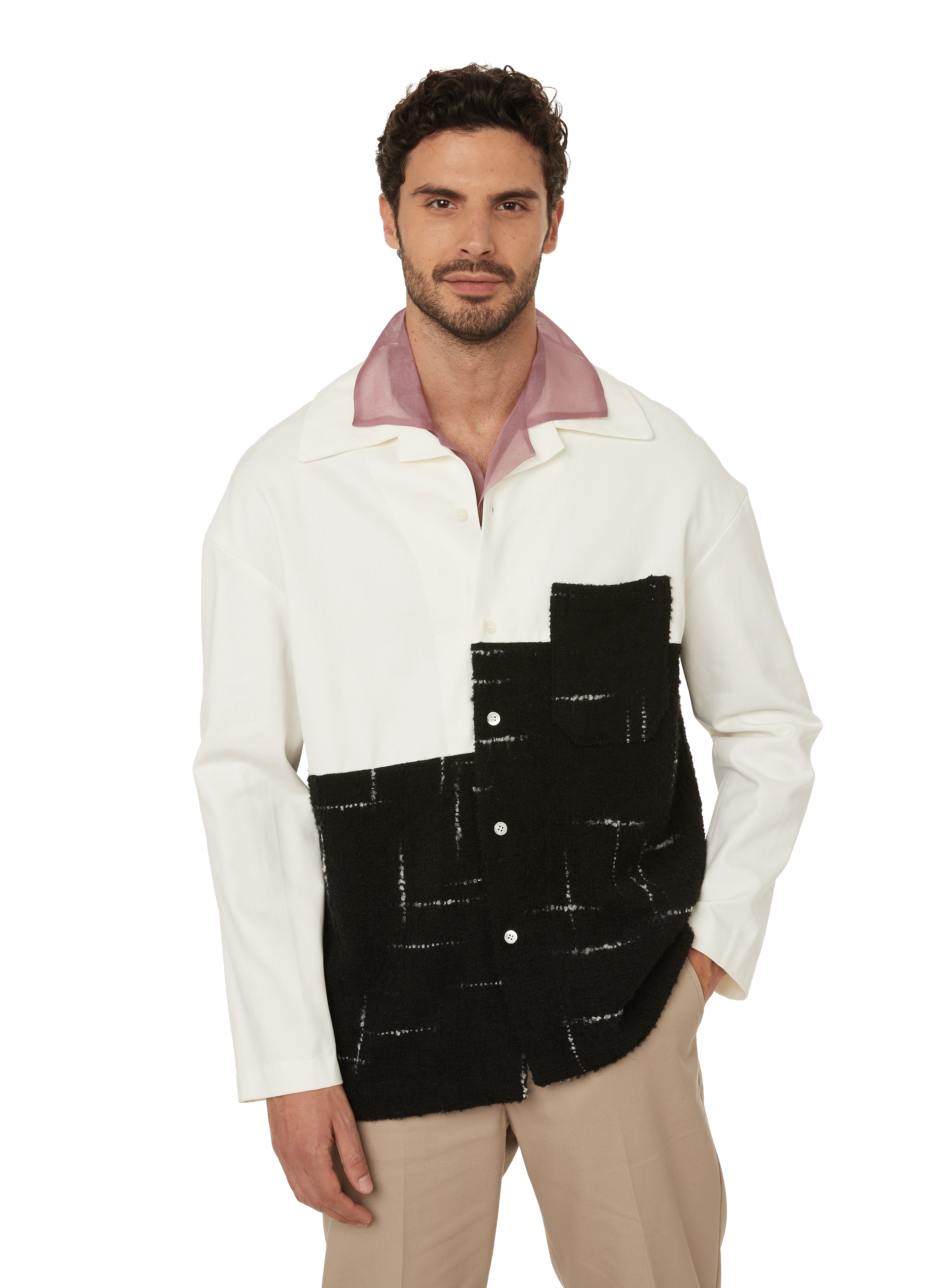 wool mix shirt