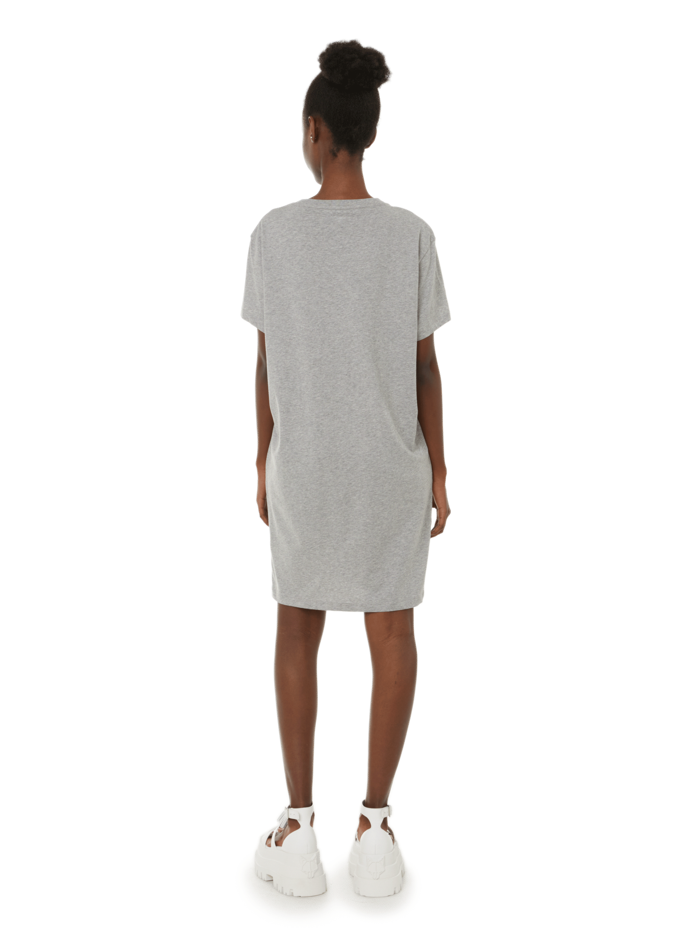 Robe t-shirt en coton organique TOMMY HILFIGER Gris