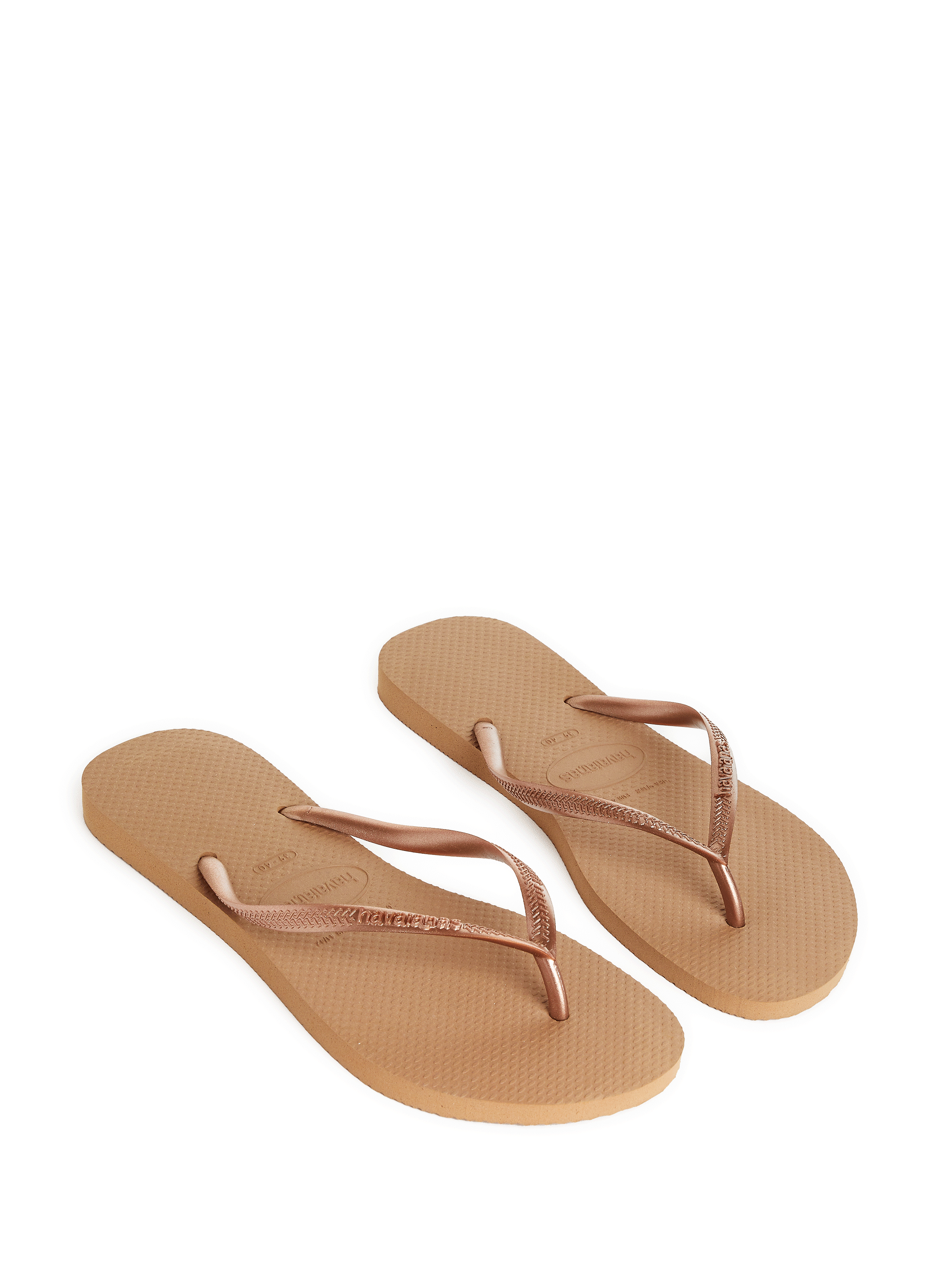 Slim flip flops HAVAIANAS Brown